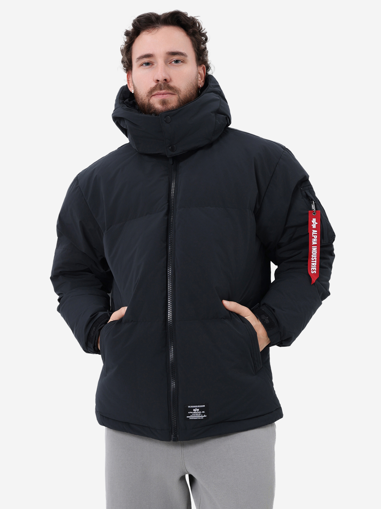 Изображение товара Мужской зимний пуховик Alpha Industries Puffer Parka с капюшоном