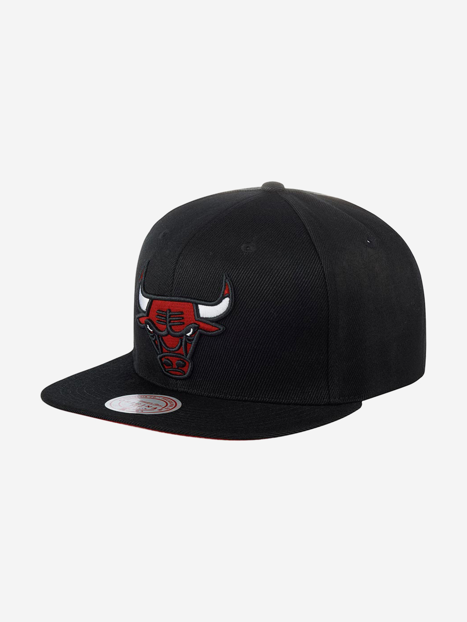 Бейсболка с прямым козырьком MITCHELL NESS 6HSSSH21270-CBUBLCK Chicago Bulls NBA (черный), Черный