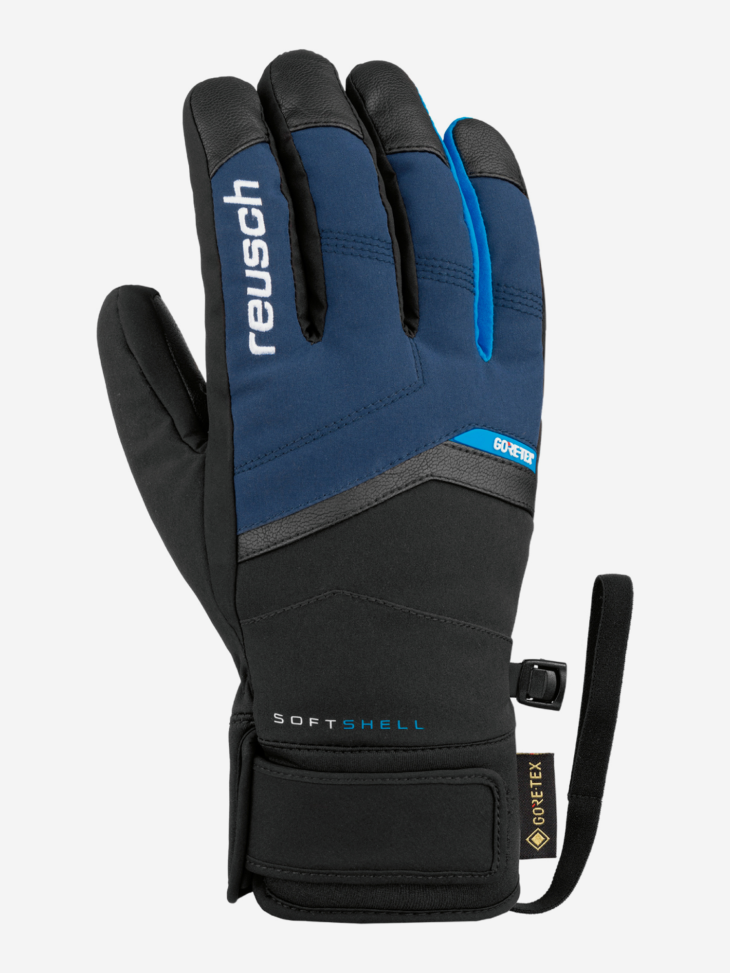 Перчатки Reusch Blaster Gtx Dress Blue/Black, Синий