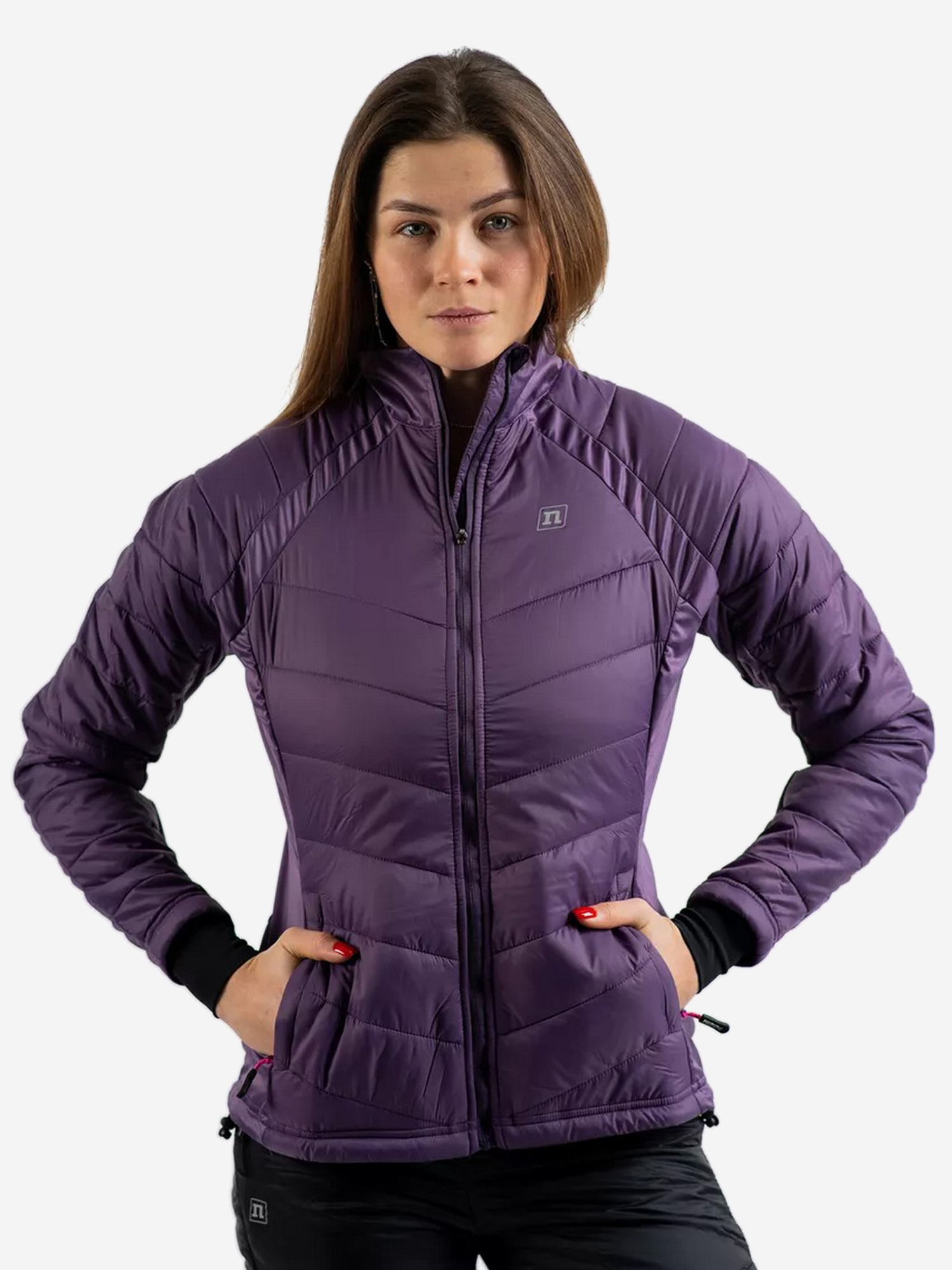 

Куртка спортивная утепленная Noname Hybrid Jacket Warm 24 WOS лыжная, Фиолетовый