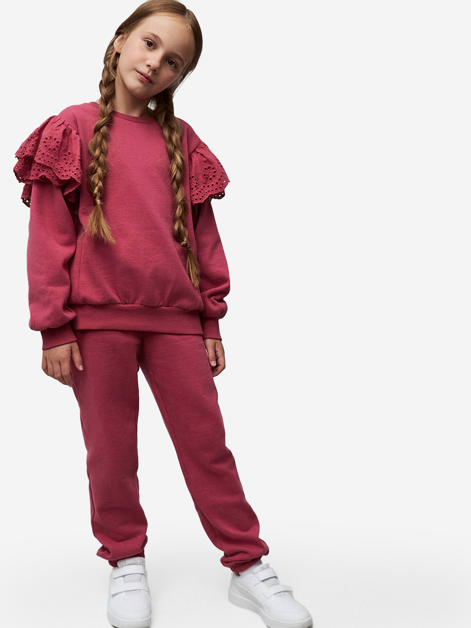 

Костюм детский с начесом для девочек TOTTI KIDS, Розовый