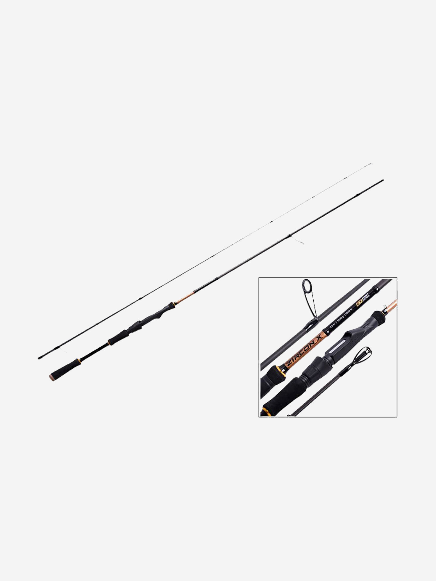 

Спиннинг Maximus ZIRCON-X JIG 22M 2,2m 10-35g, Черный