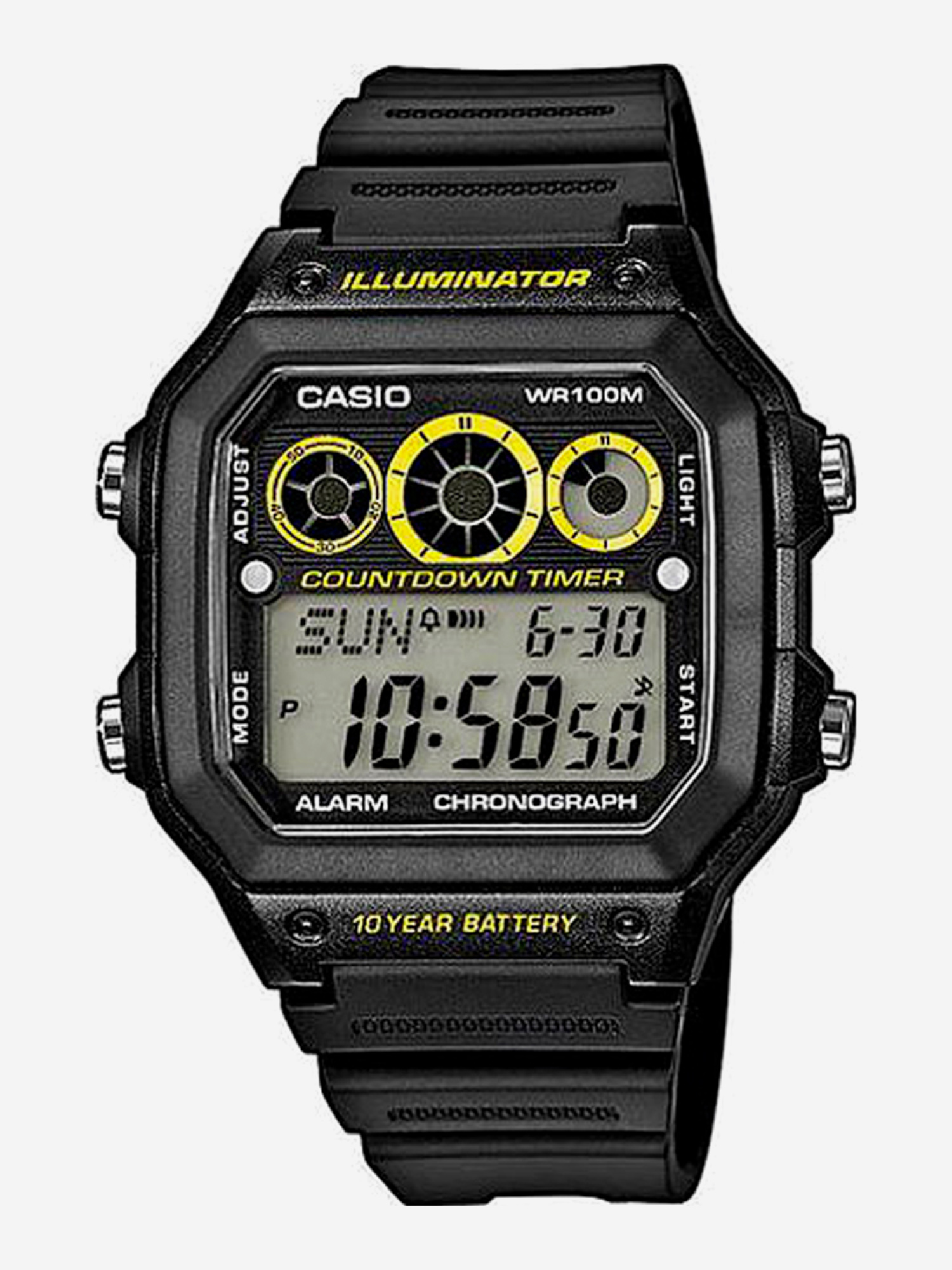 

Наручные часы Casio AE-1300WH-1A, Черный
