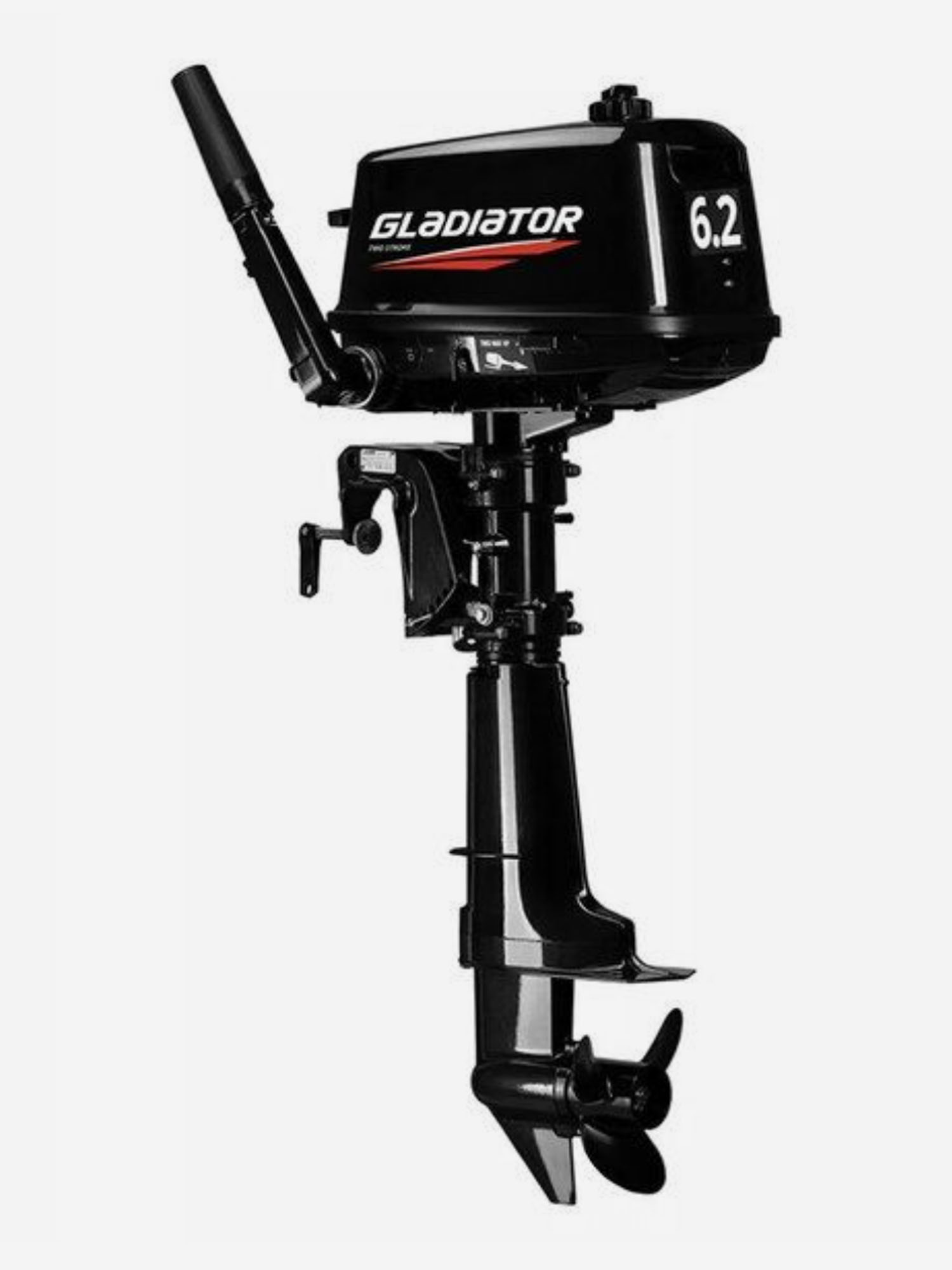 

Двухтактный подвесной лодочный мотор GLADIATOR G6.2FHS, Черный