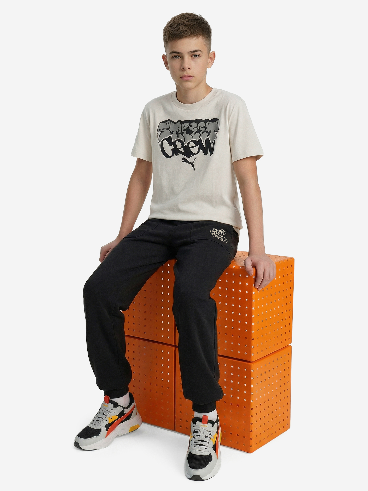 Брюки для мальчиков PUMA Mid90 S, Черный 5