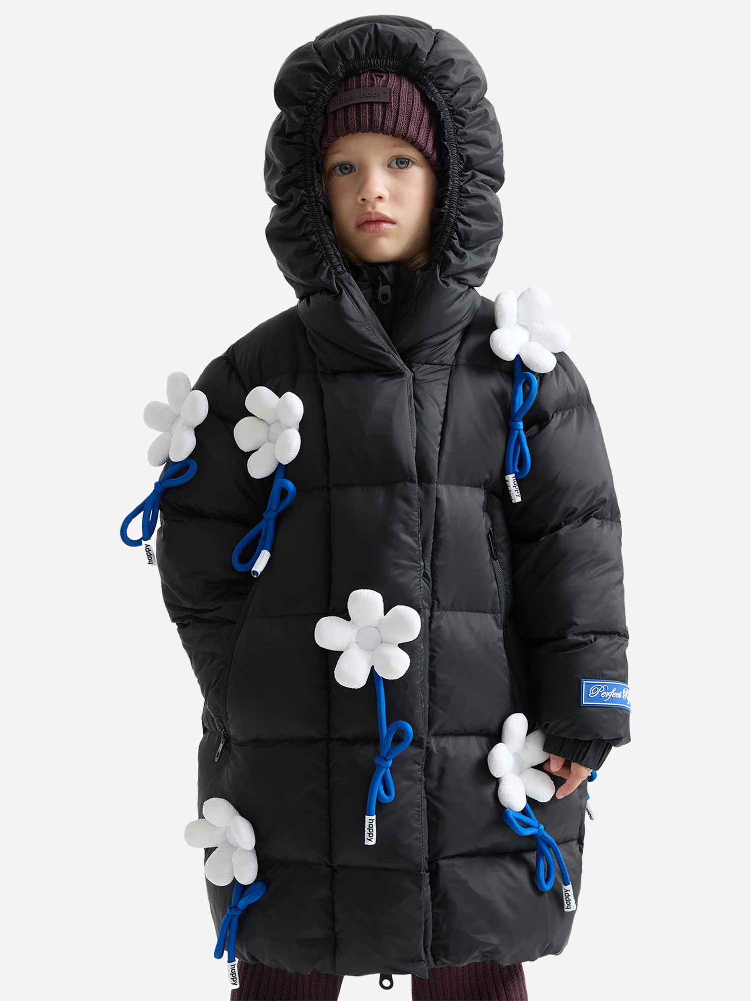 Изображение товара Детский зимний пуховик Happy Baby с натуральным утеплителем и водоотталкивающей пропиткой