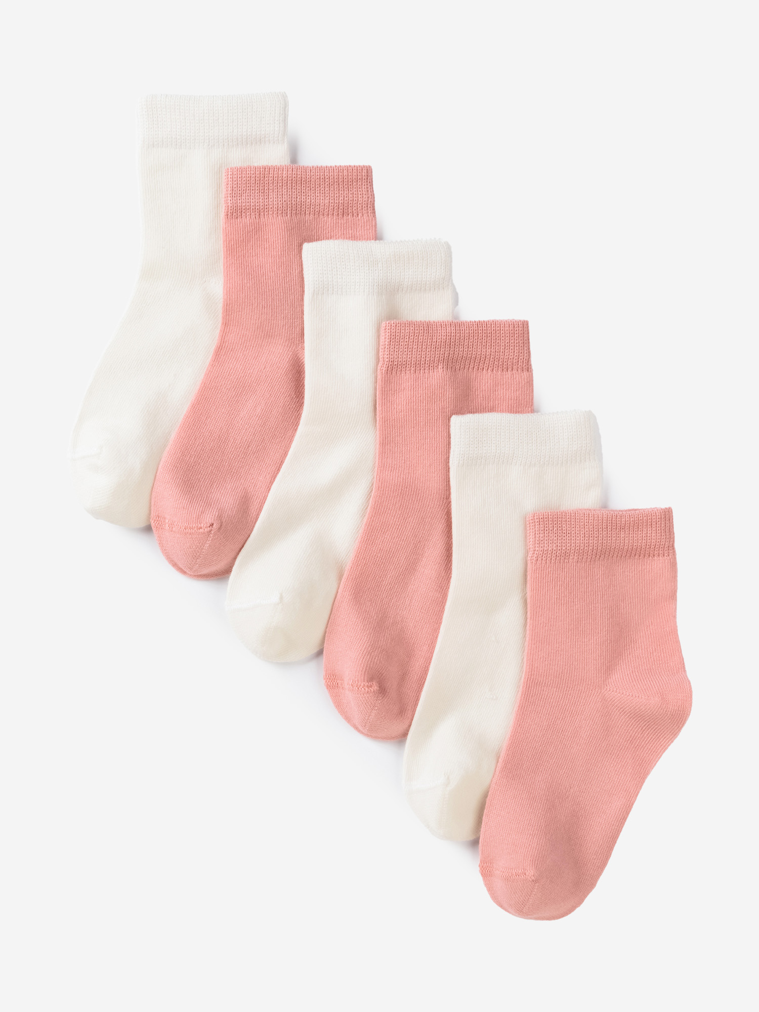 Носки для детей малышей хлопок набор 6 пары Artie, Розовый