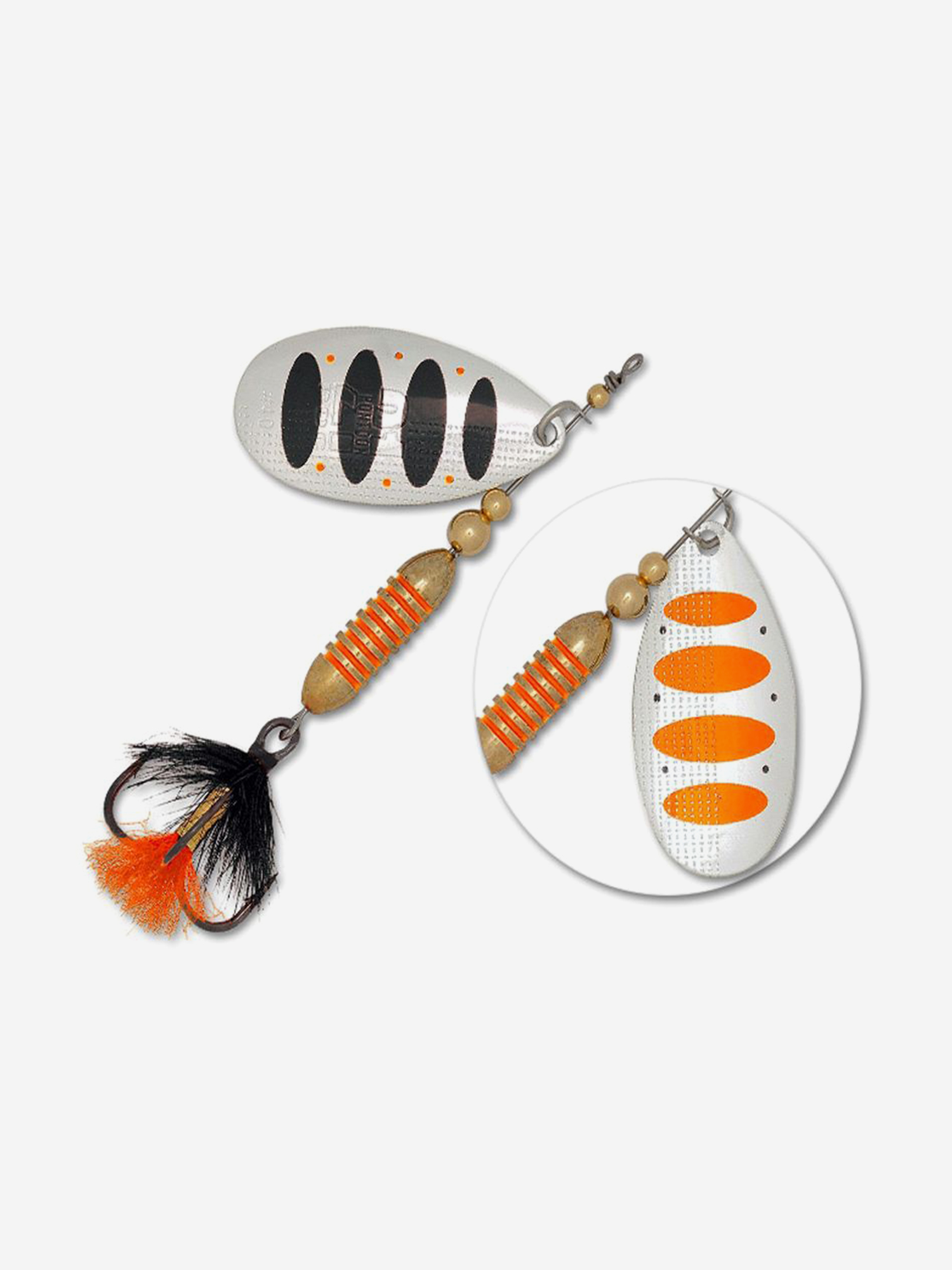 Изображение товара Блесна вертушка Pontoon21 AV Type B , размер #1.0, PD42-062, вес(гр) 4,1, Оранжевый