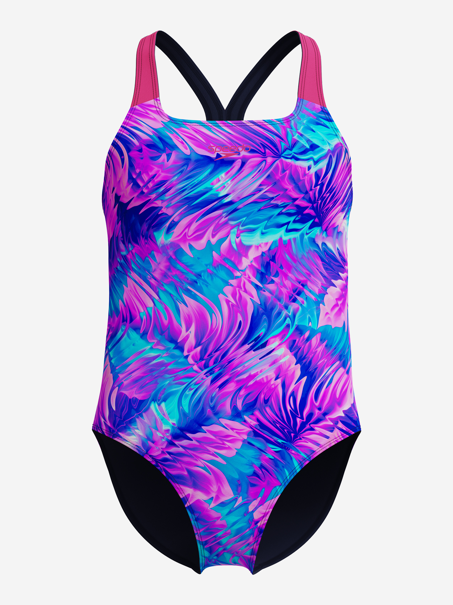 Изображение товара Купальник слитный для девочек Speedo Print Powerback