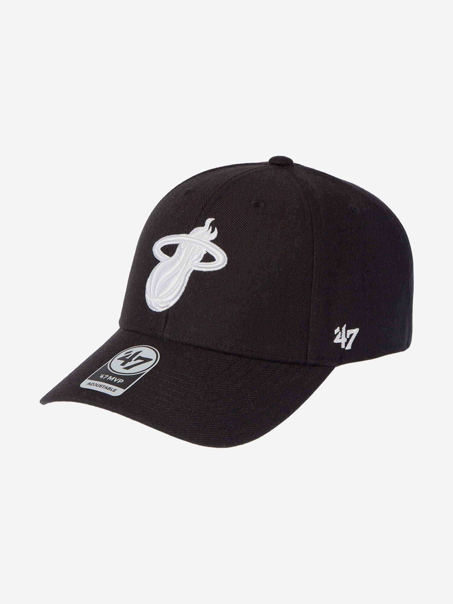 

Бейсболка 47 BRAND K-MVP27WBV-BKA Miami Heat NBA (черный), Черный