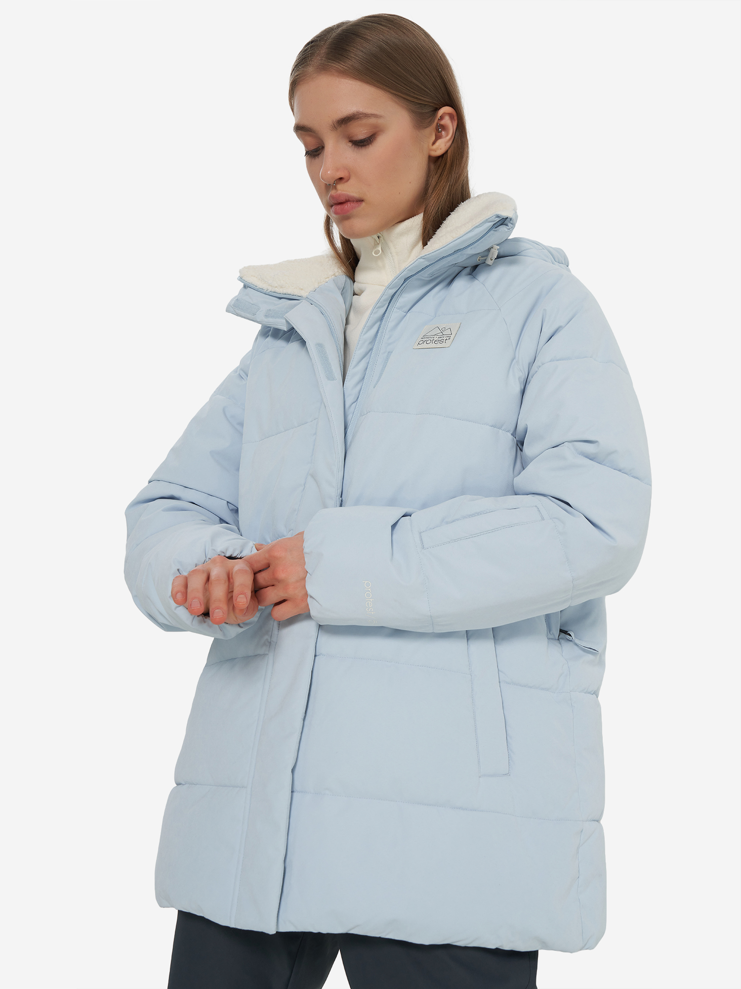 Пуховик женский Protest Голубой 11999₽
