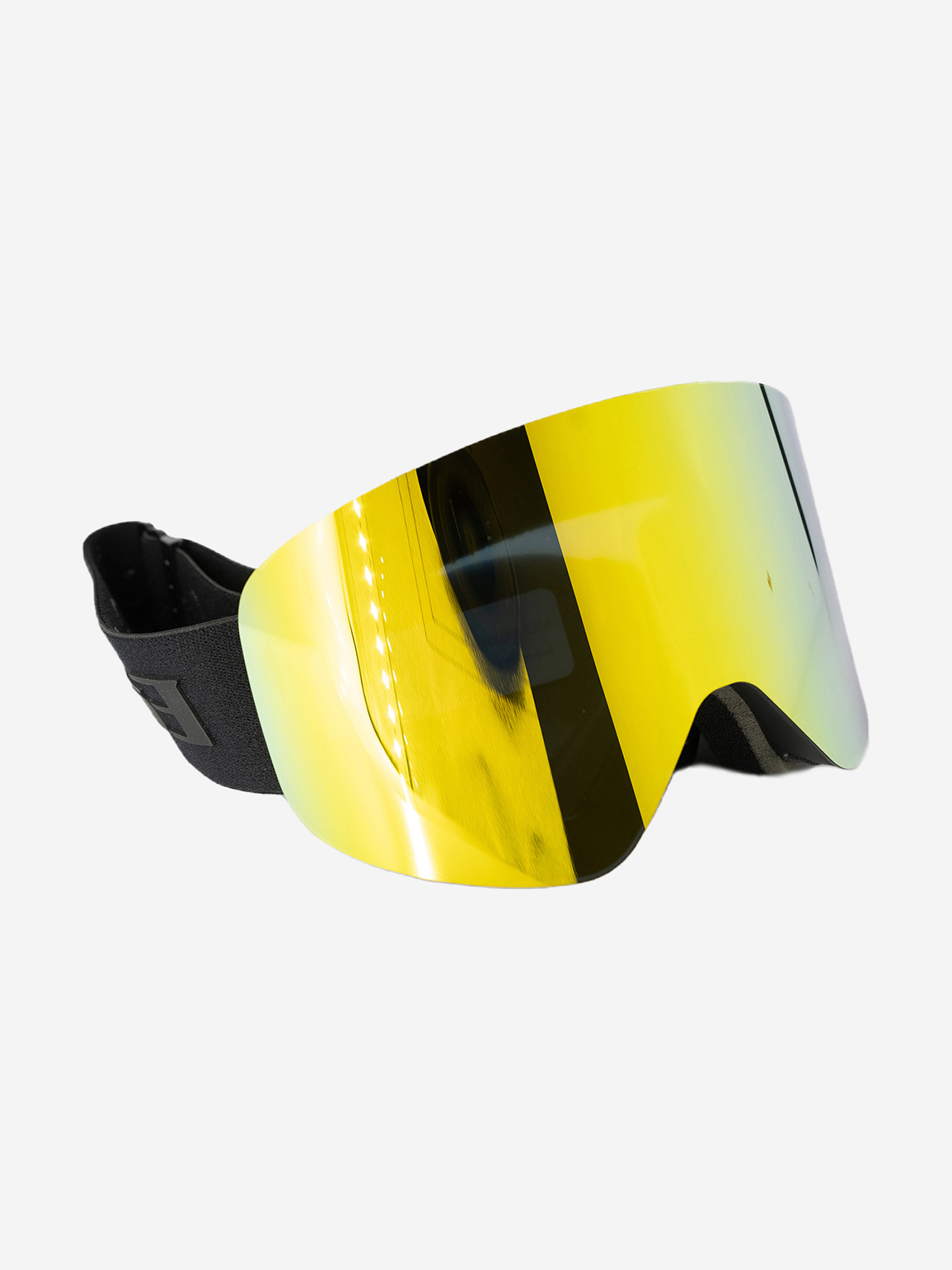 

Маска горнолыжная для сноуборда лыж снегоходов EasyRider BLACK/YELLOW, Черный