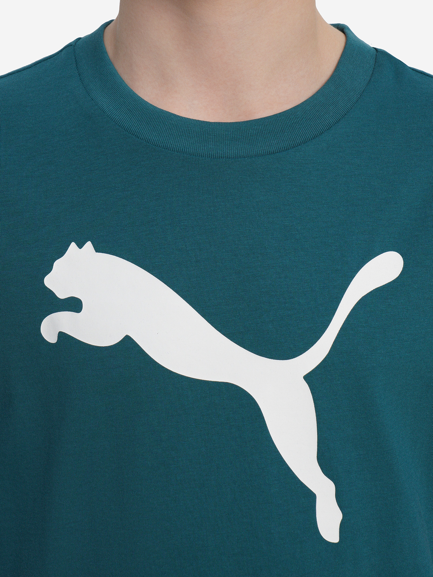 Футболка для мальчиков PUMA Ess Cat Logo, Зеленый 5