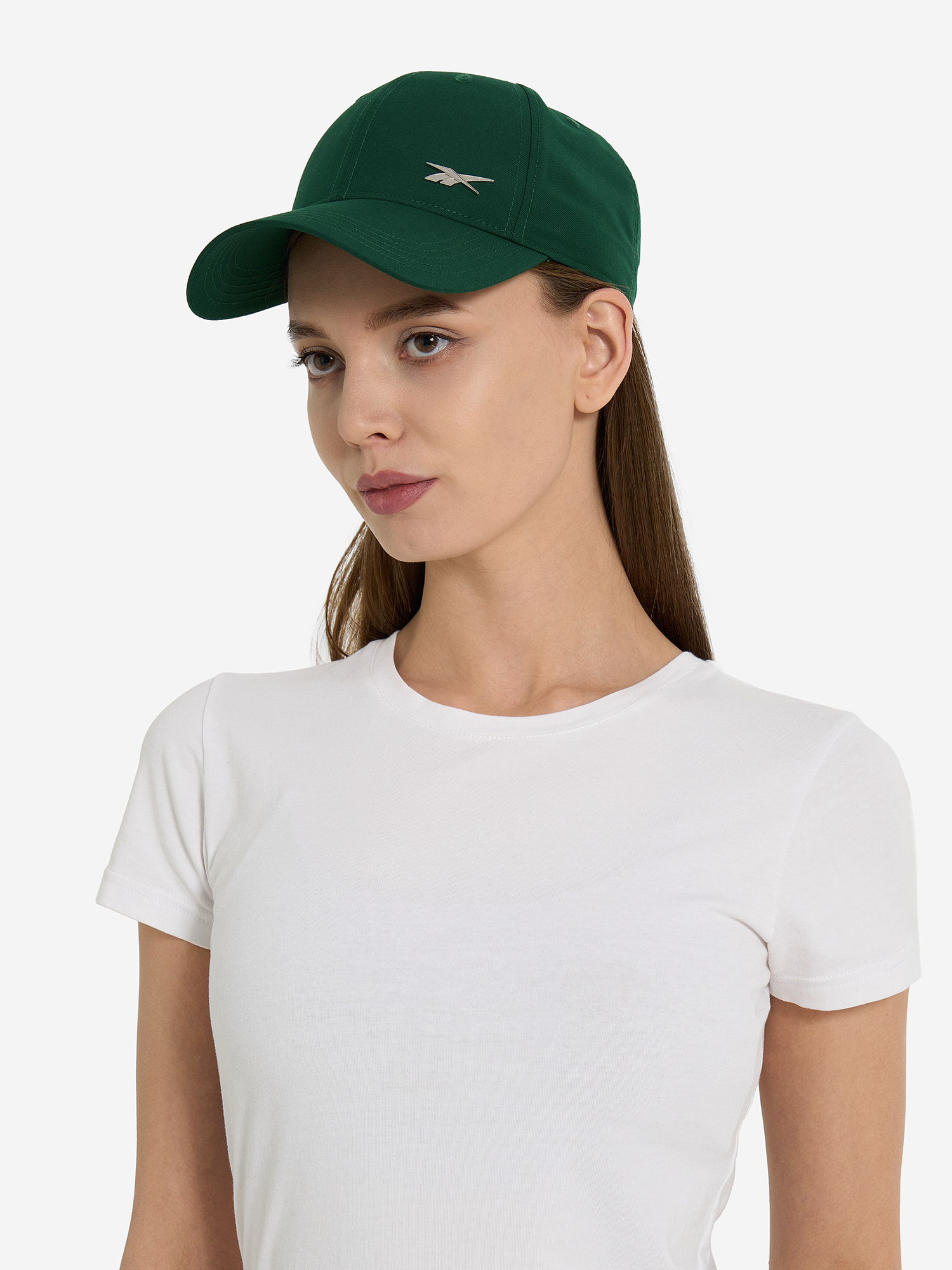 фото Бейсболка reebok badge, зеленый