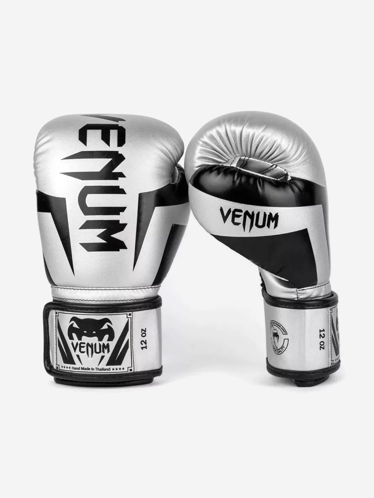 

Перчатки Venum Elite Silver, Серебряный
