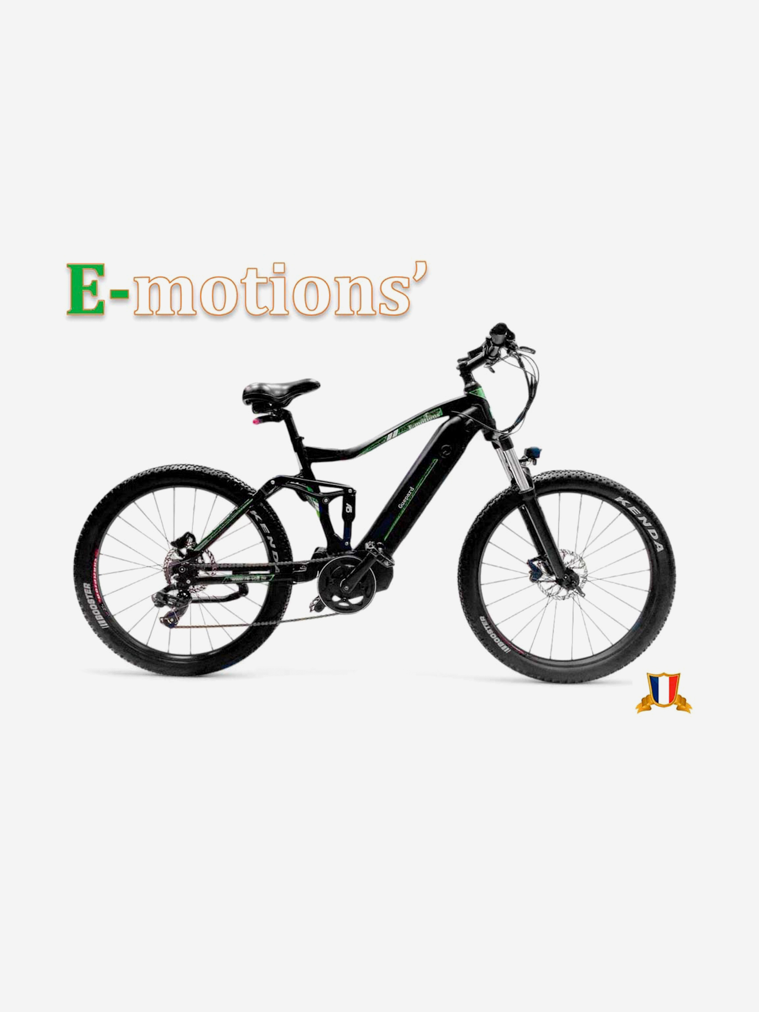 Изображение товара Электровелосипед Guepard с мощным мотором и полной подвеской