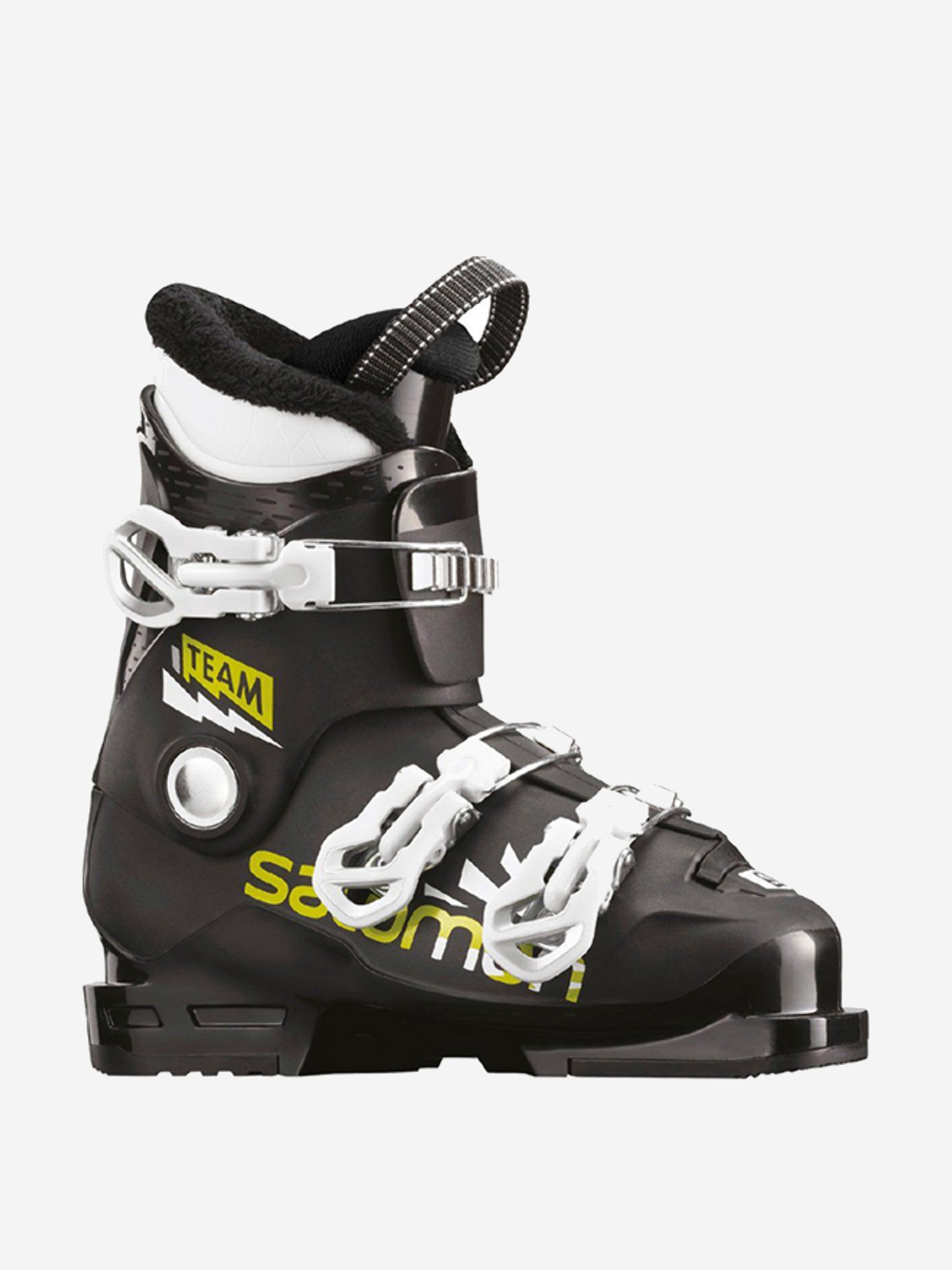 

Горнолыжные ботинки Salomon Team T3 Black/Acid Green/White 19/20, Черный
