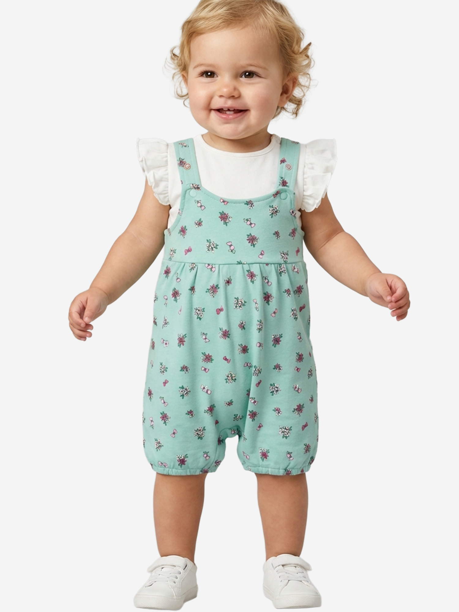 Изображение товара Одежда для детей PlayToday Комплект футболка и полукомбинезон 100% хлопок