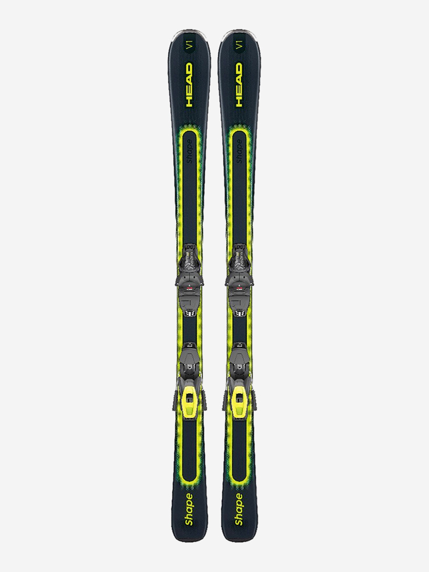 

Горные лыжи с креплениями Head Shape V1 SLR Pro + SLR 10 GW Black/White 22/23, Желтый