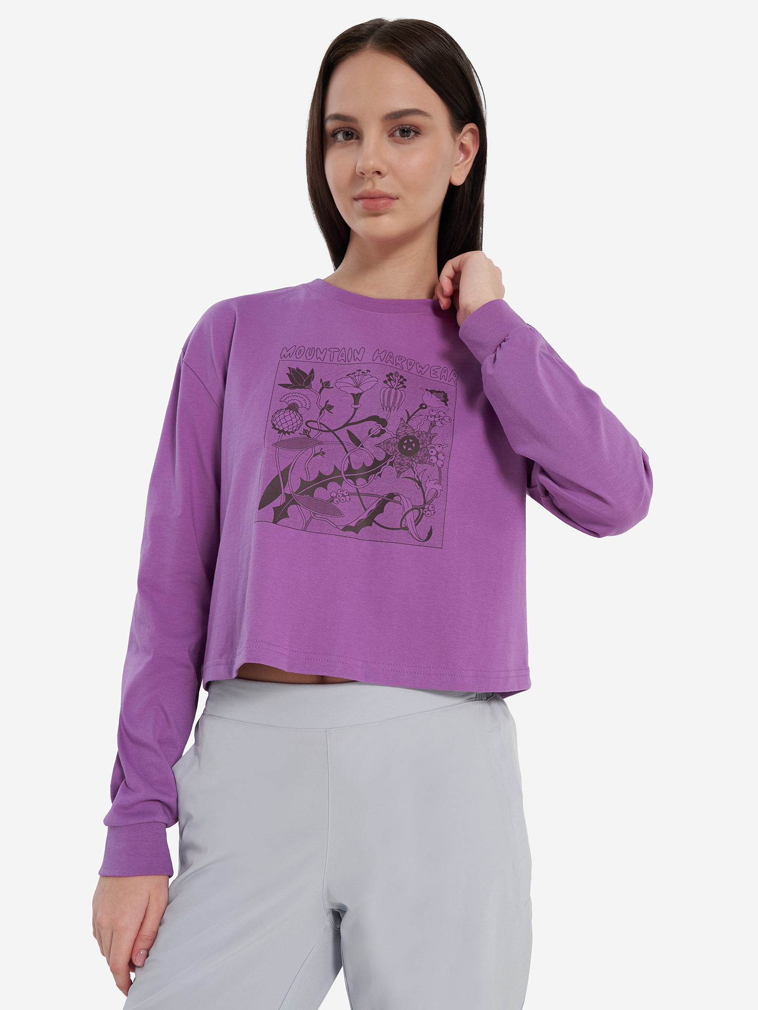 

Лонгслив женский Mountain Hardwear Wild Flowers, Фиолетовый