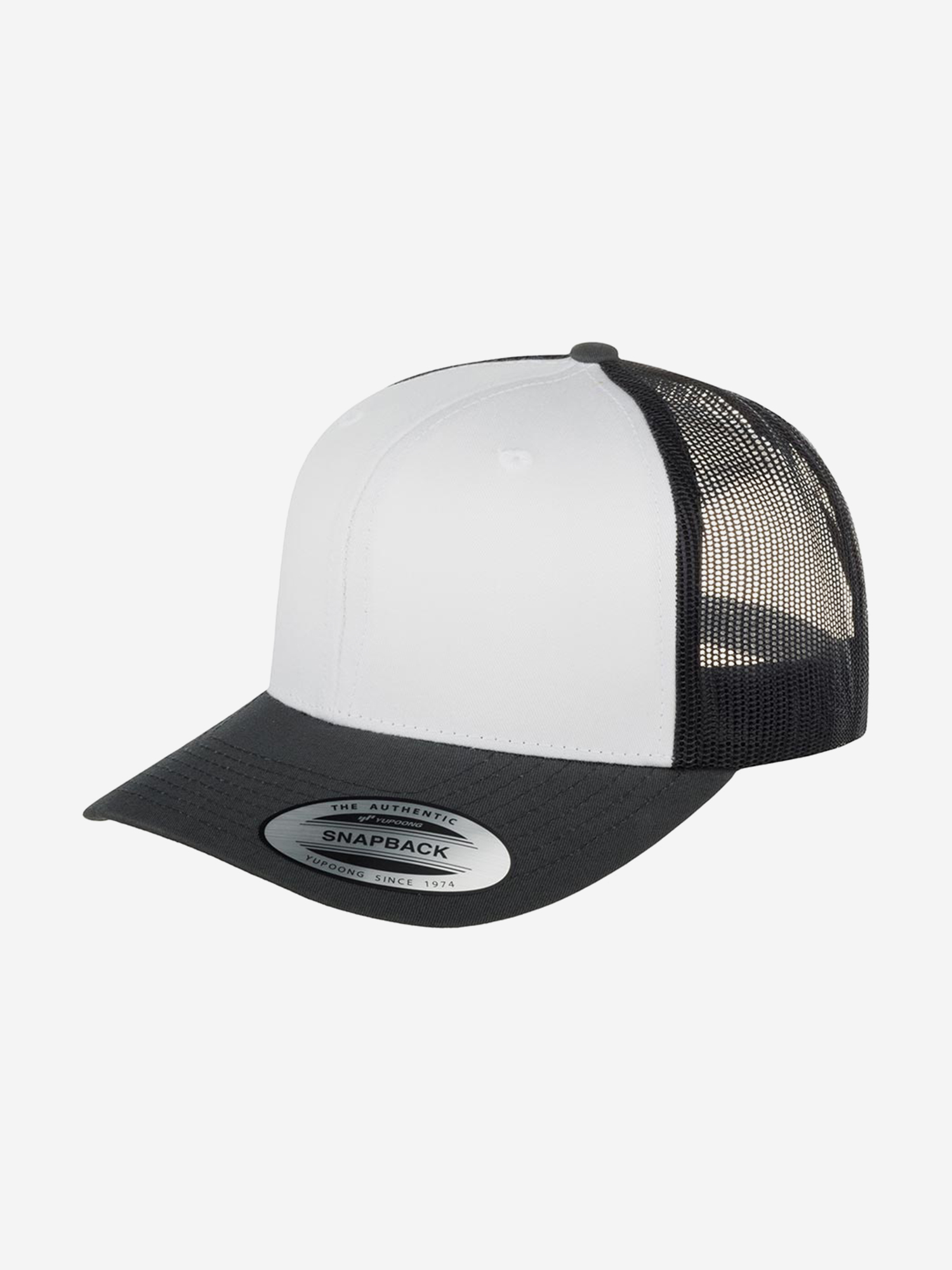 Изображение товара Бейсболка с сеточкой FLEXFIT 6606CF темно-серый/белый для унисекс