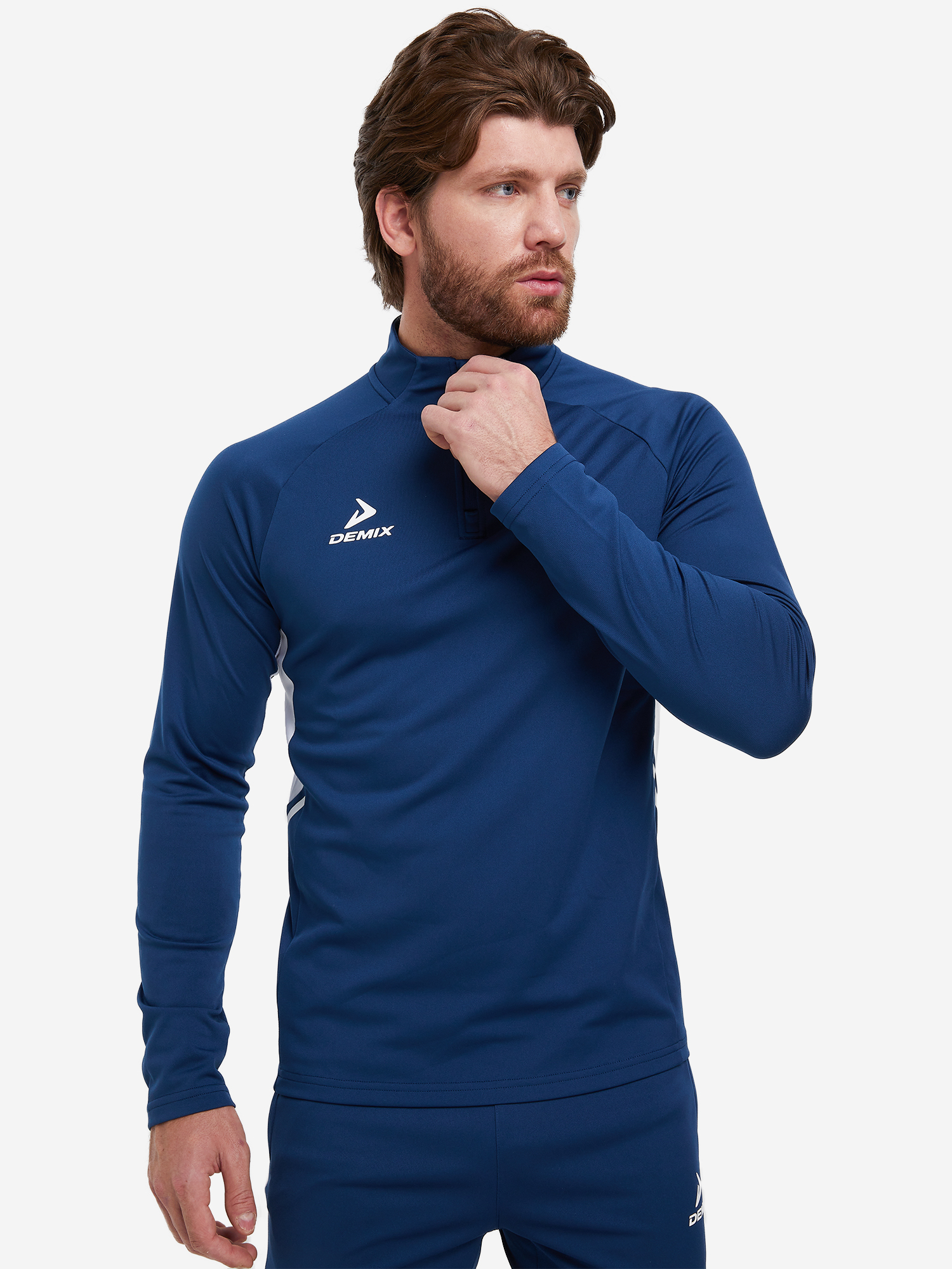 Изображение товара Футбольный джемпер Demix Midfielder мужской с технологией MOVI-tex wick Изображение товара Футбольный джемпер Demix Midfielder мужской с технологией MOVI-tex wick