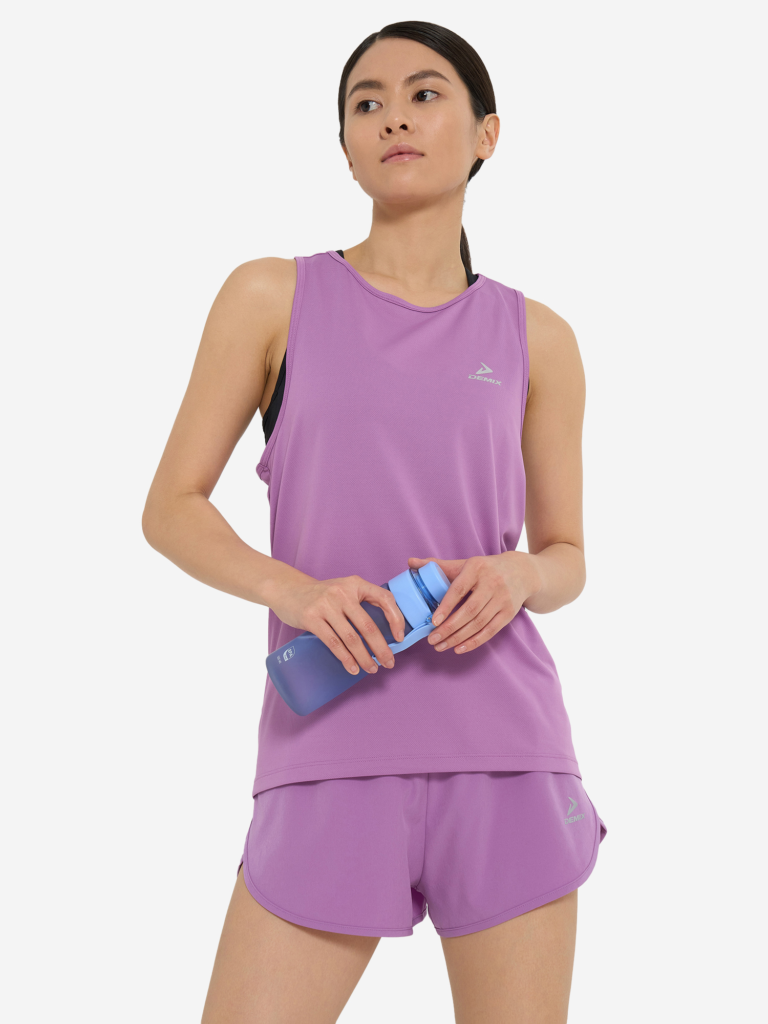 Изображение товара Женская майка Demix для бега с влагоотведением и светоотражающими элементами