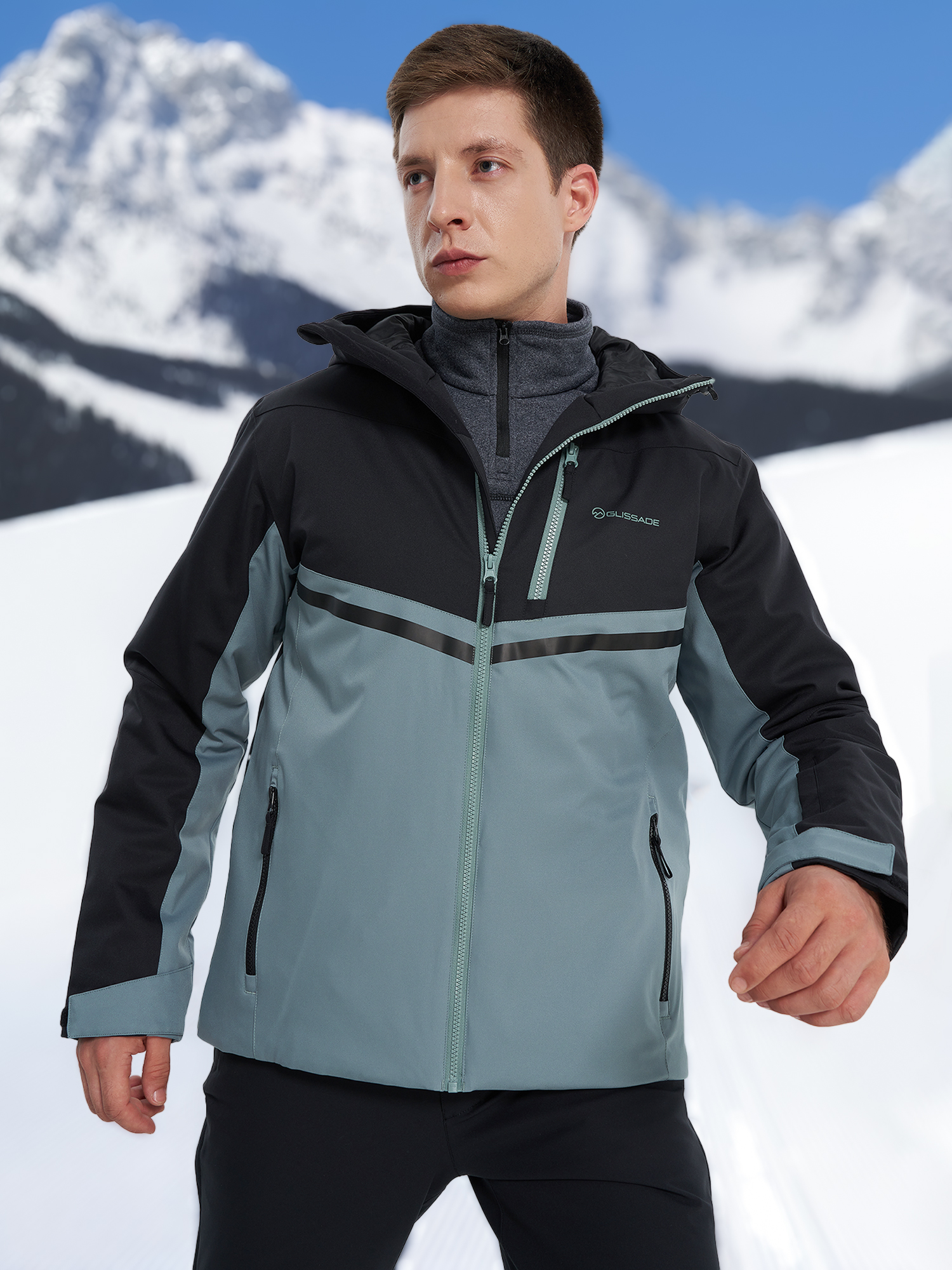 

Куртка утепленная мужская Glissade, Черный