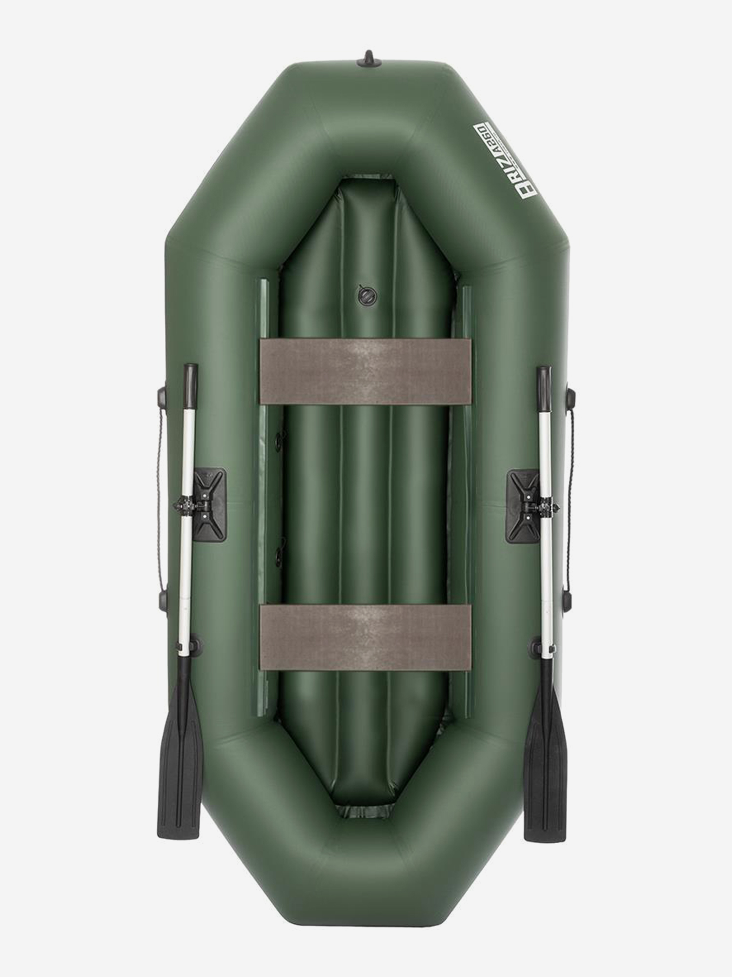 Изображение товара Лодка Tonar A260BRI Зеленая для рыбалки с надувным дном