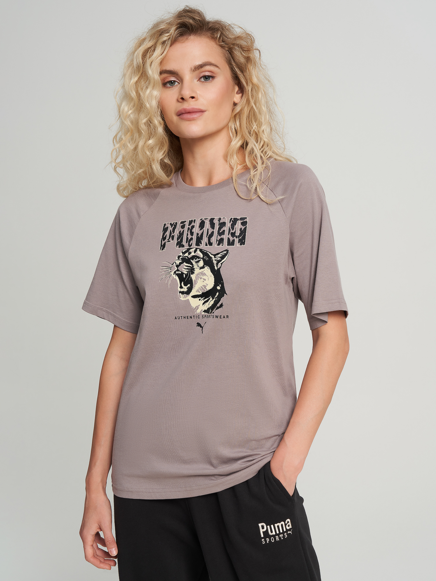 Изображение товара Футболка женская PUMA, Бежевый