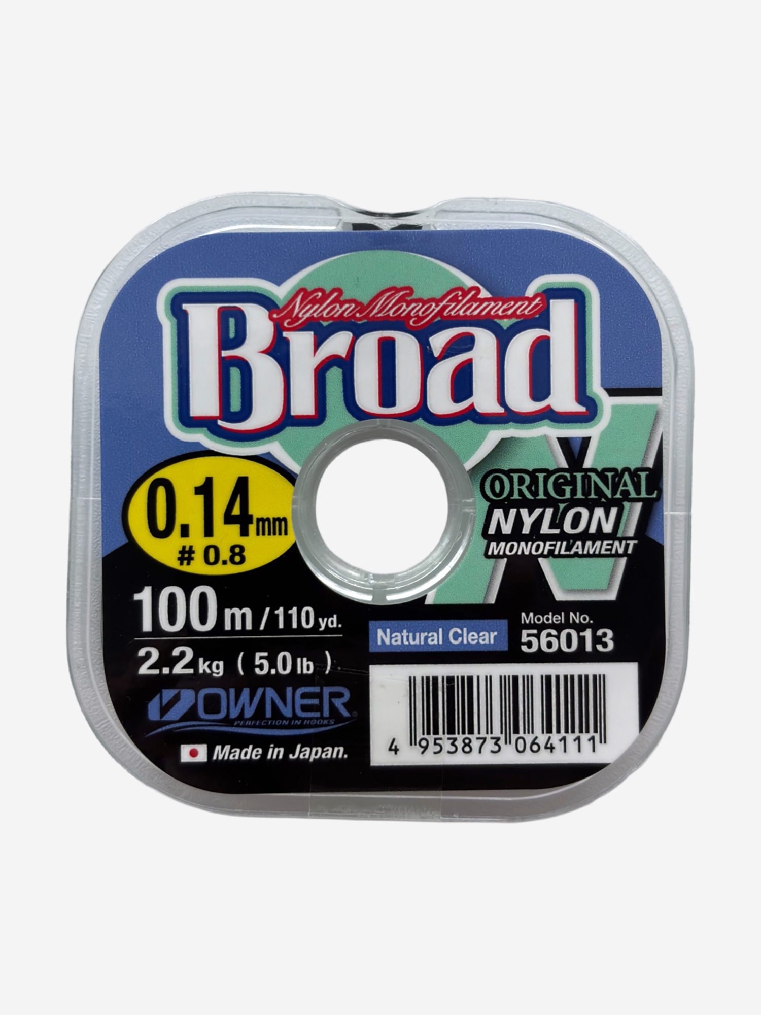Изображение товара Леска Owner Broad 100 м 0,14 мм 2,2 кг, Прозрачный Изображение товара Леска Owner Broad 100 м 0,14 мм 2,2 кг, Прозрачный