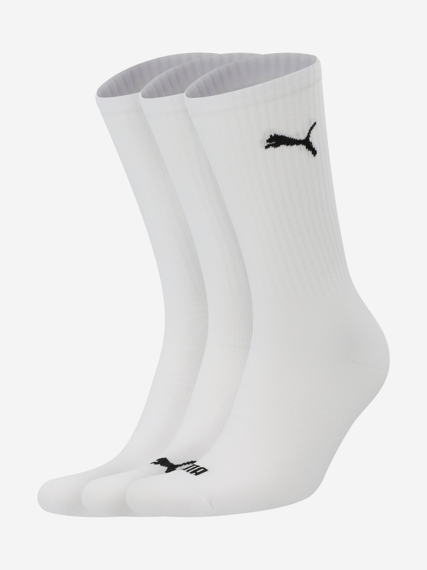 Носки Puma Crew, 3 пары, белый, арт. 947666P0P-01