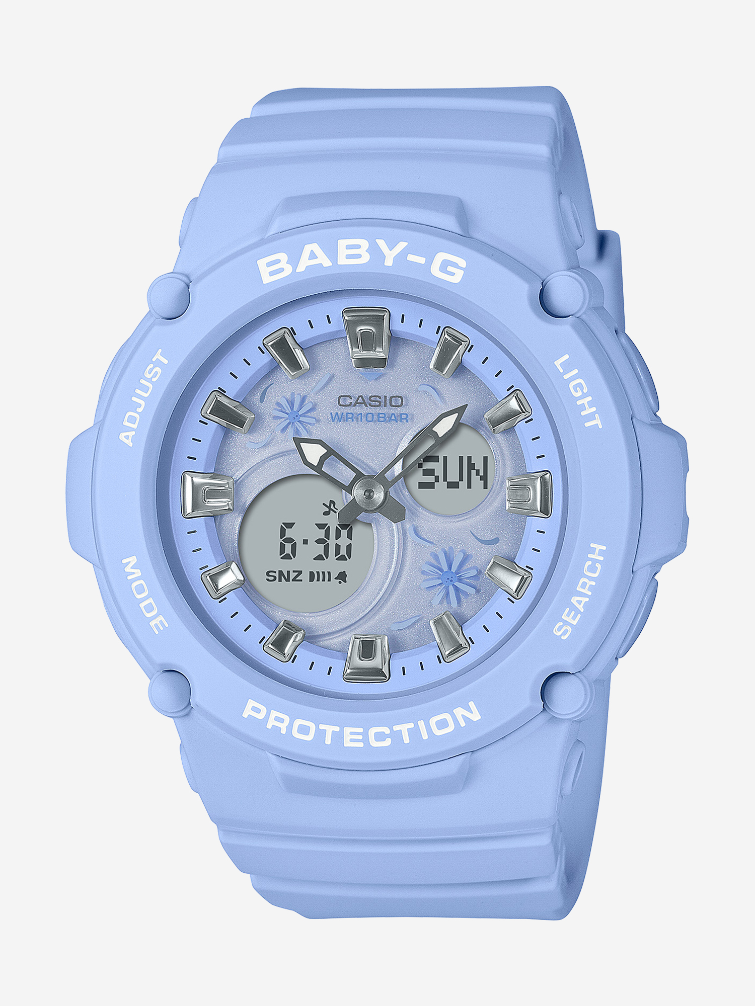 Изображение товара Спортивные часы CASIO BABY-G BGA-270FL-2A с функциями фитнеса и тренинга