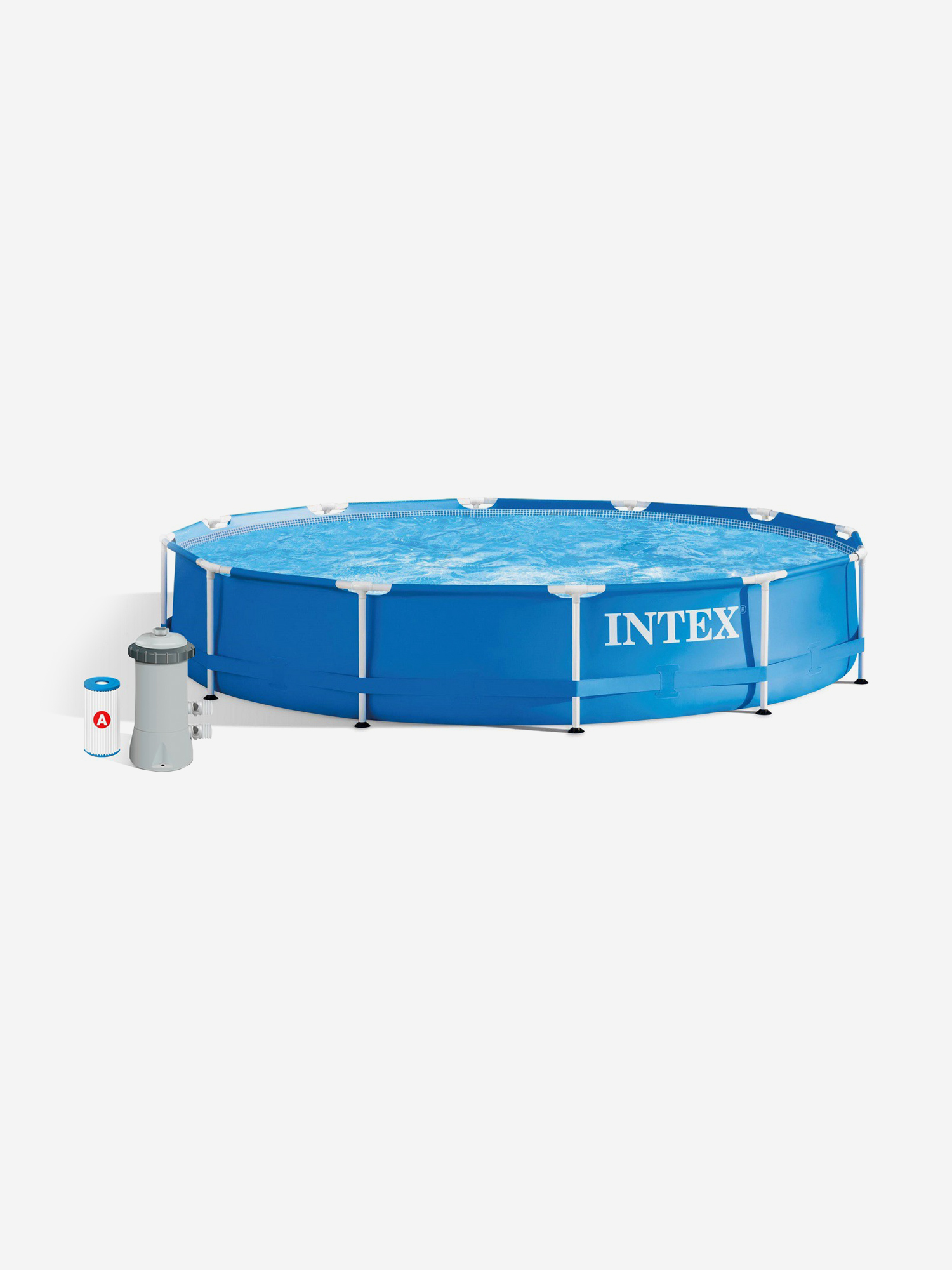 

Бассейн каркасный Intex Metal Frame, 366х76 см, фильтр-насос 2006 л/ч, Синий