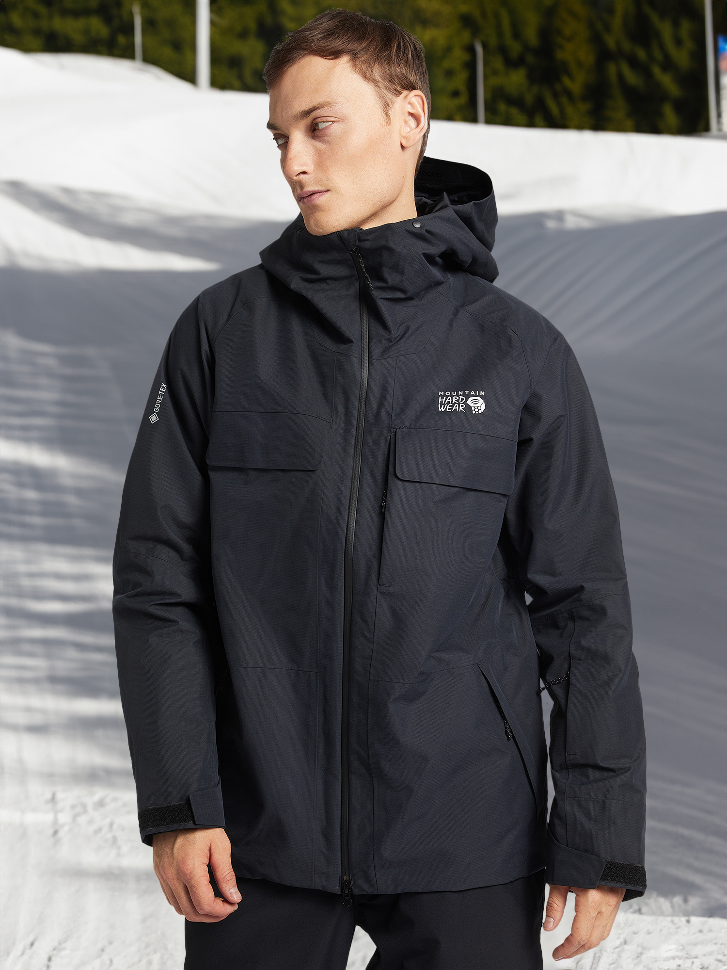 

Куртка утепленная мужская Mountain Hardwear Cloud Bank™ Gore-Tex® LT Insulated Jacket, Черный