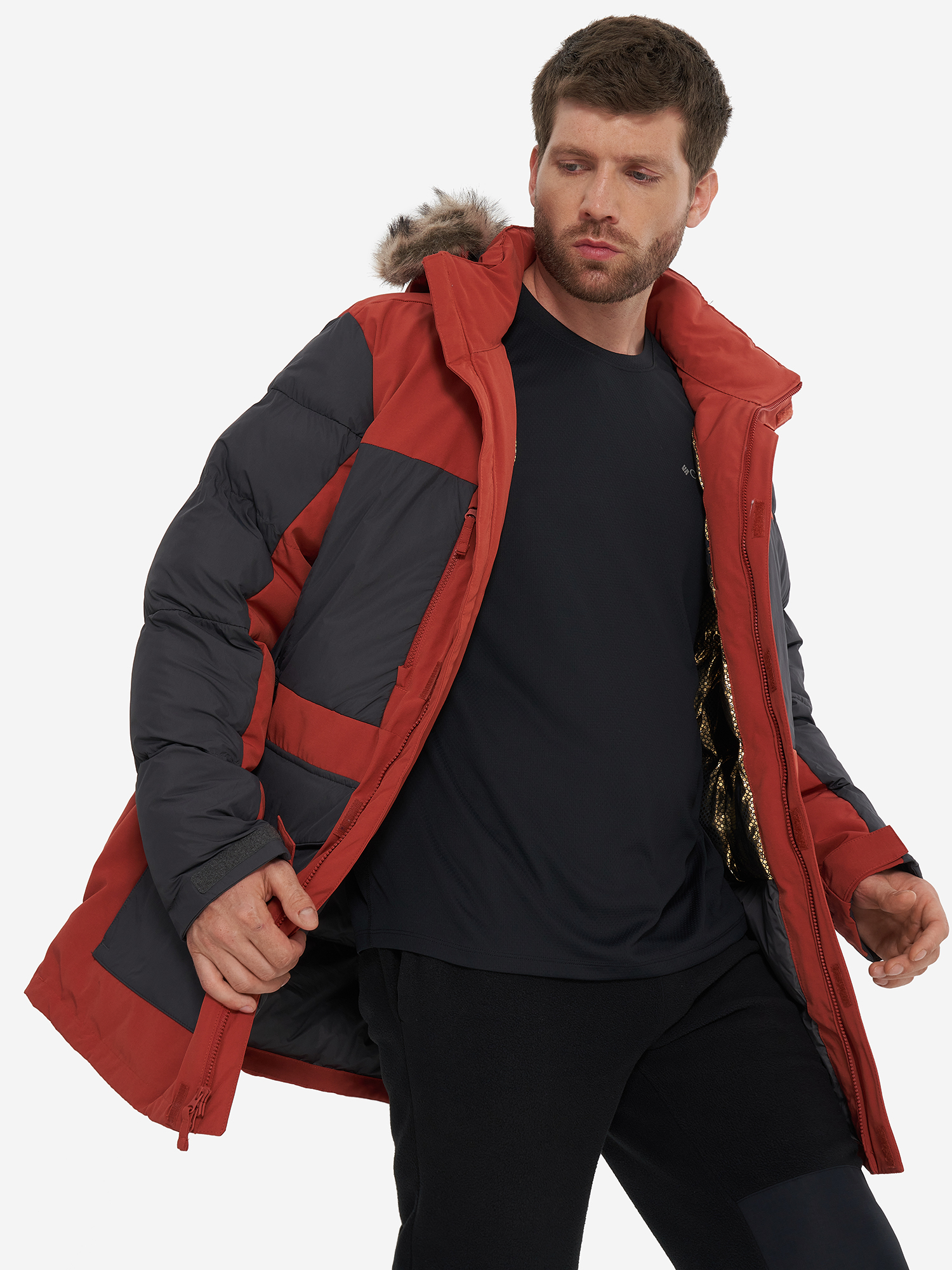

Пуховик мужской Columbia Marquam Peak Fusion Parka, Красный