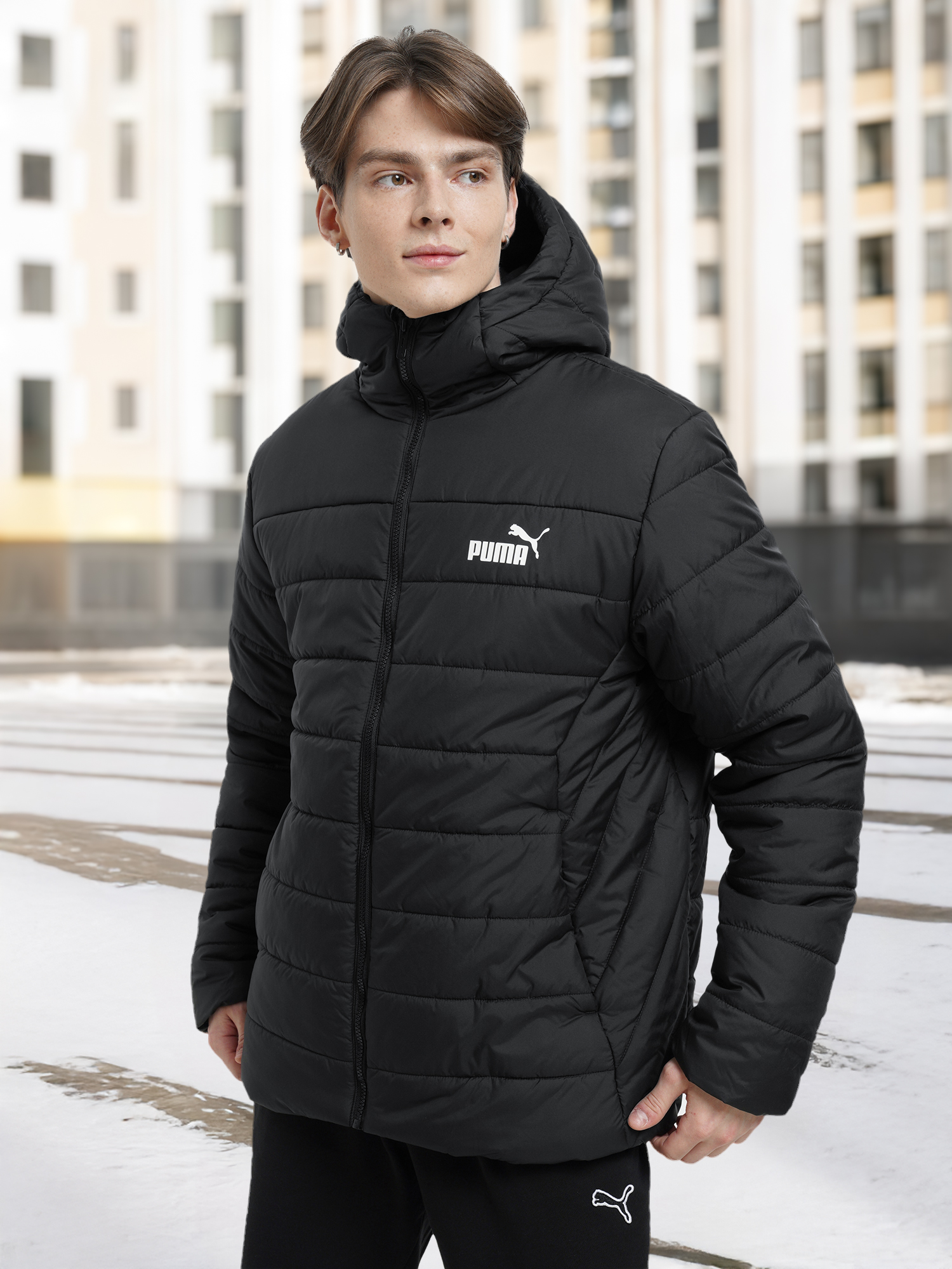 

Куртка утепленная мужская PUMA Essentials, Черный