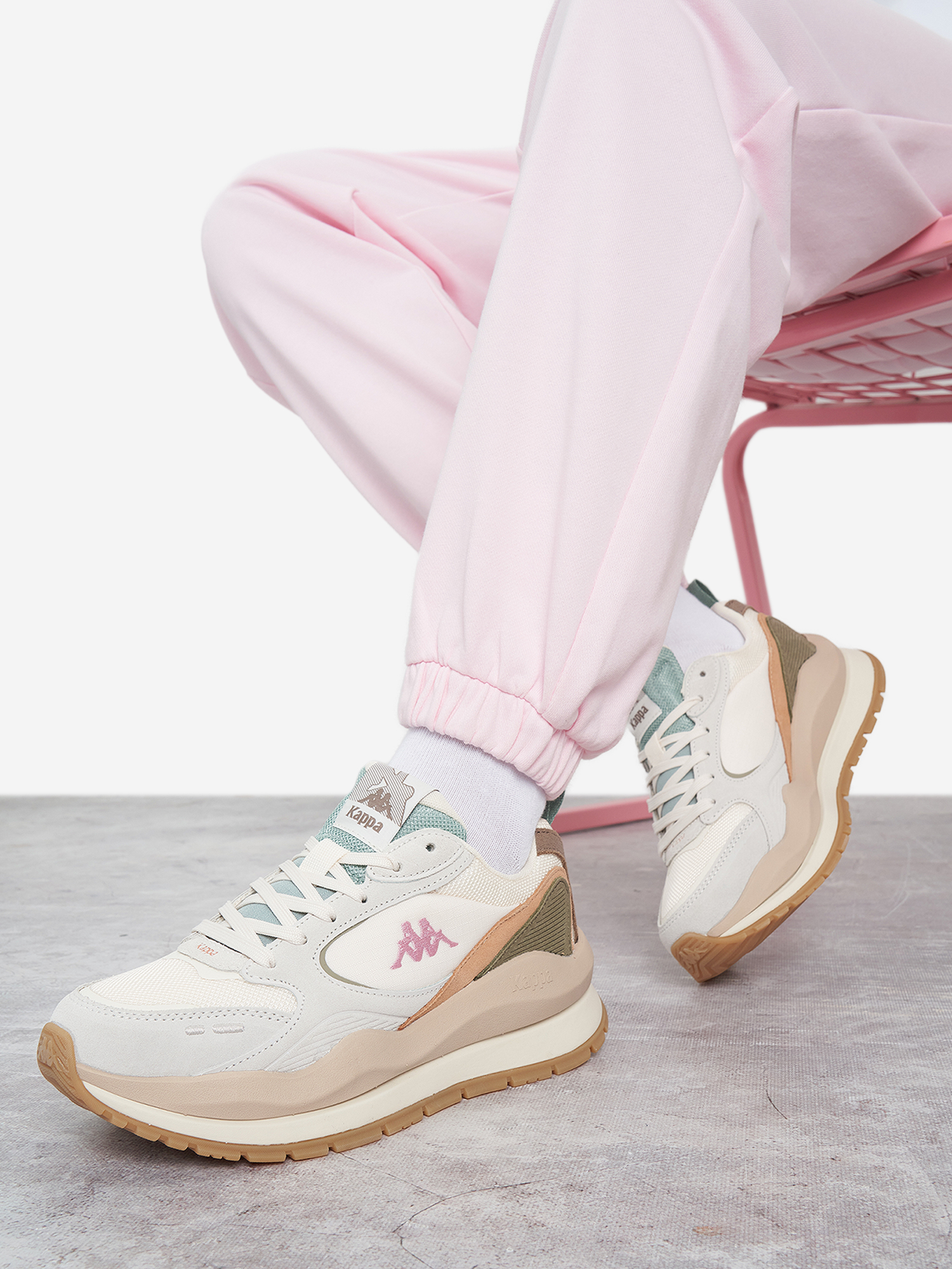 

Кроссовки женские Kappa Doppio, Бежевый