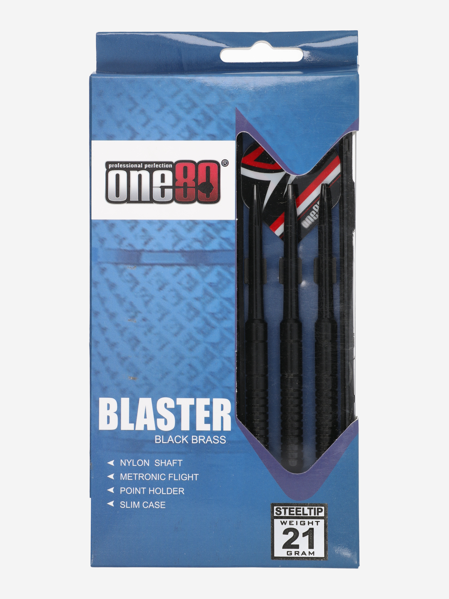 

Набор дротиков One80 Blaster Brass 21 гр, 3 шт., Черный