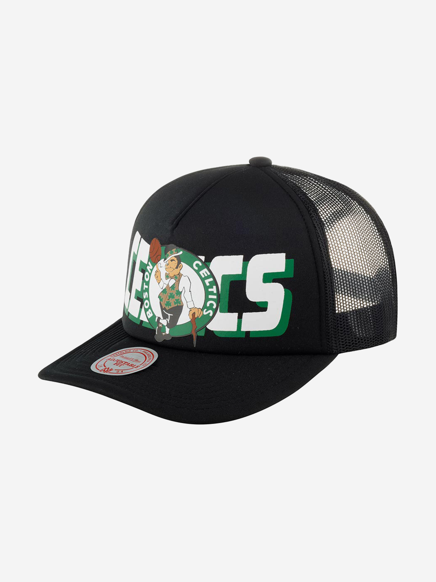 Бейсболка с сеточкой MITCHELL NESS HHSS5345-BCEYYPPPBLCK Boston Celtics NBA (черный), Черный