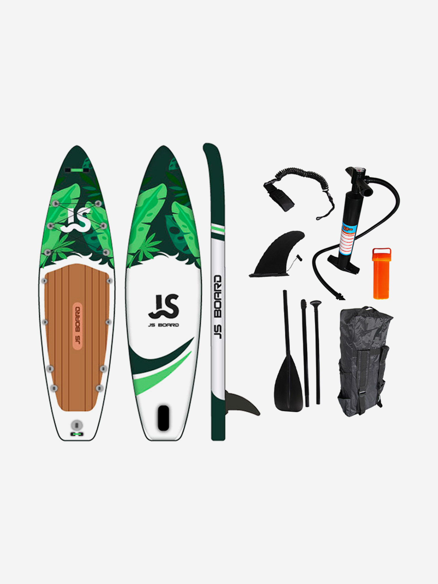 

SUP надувной JS Spring 11'6 SP, Серый