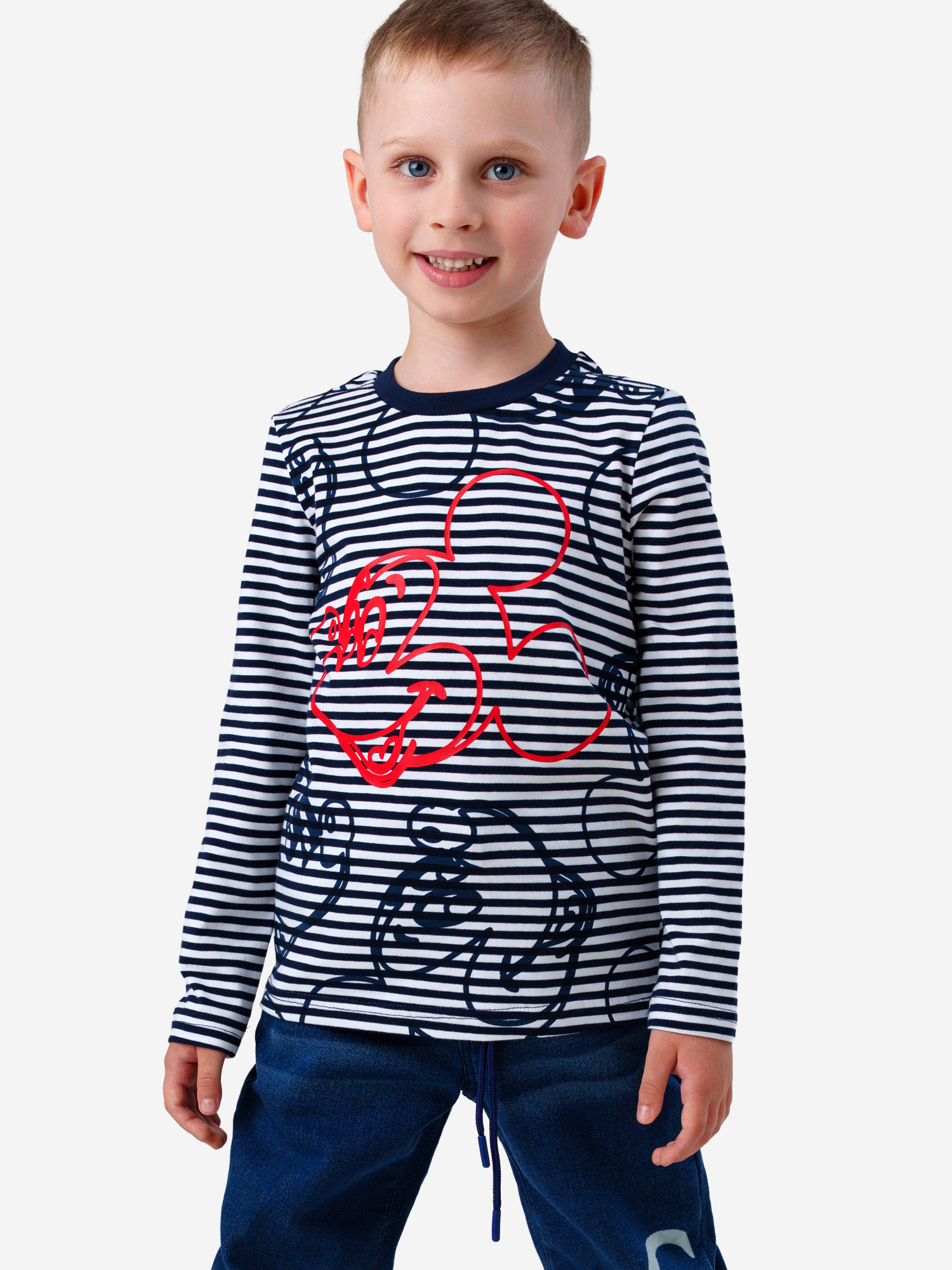 Изображение товара Лонгслив для мальчика PlayToday с длинным рукавом натуральный материал всесезонный