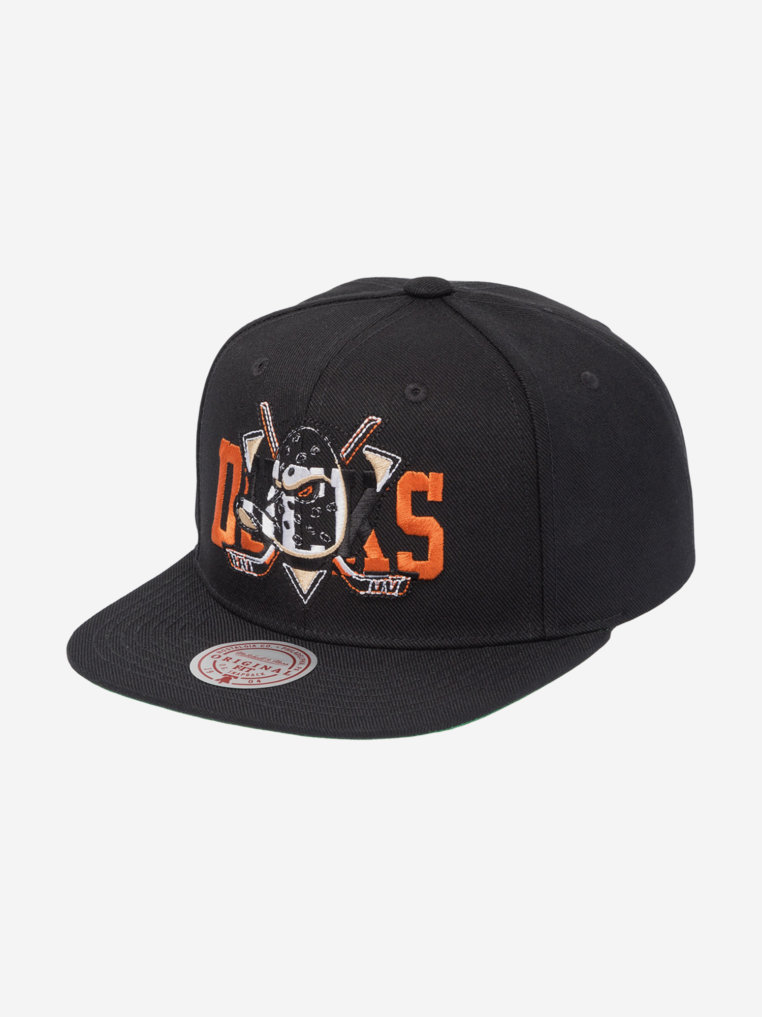 Изображение товара Бейсболка с прямым козырьком MITCHELL NESS Anaheim Ducks NHL черная