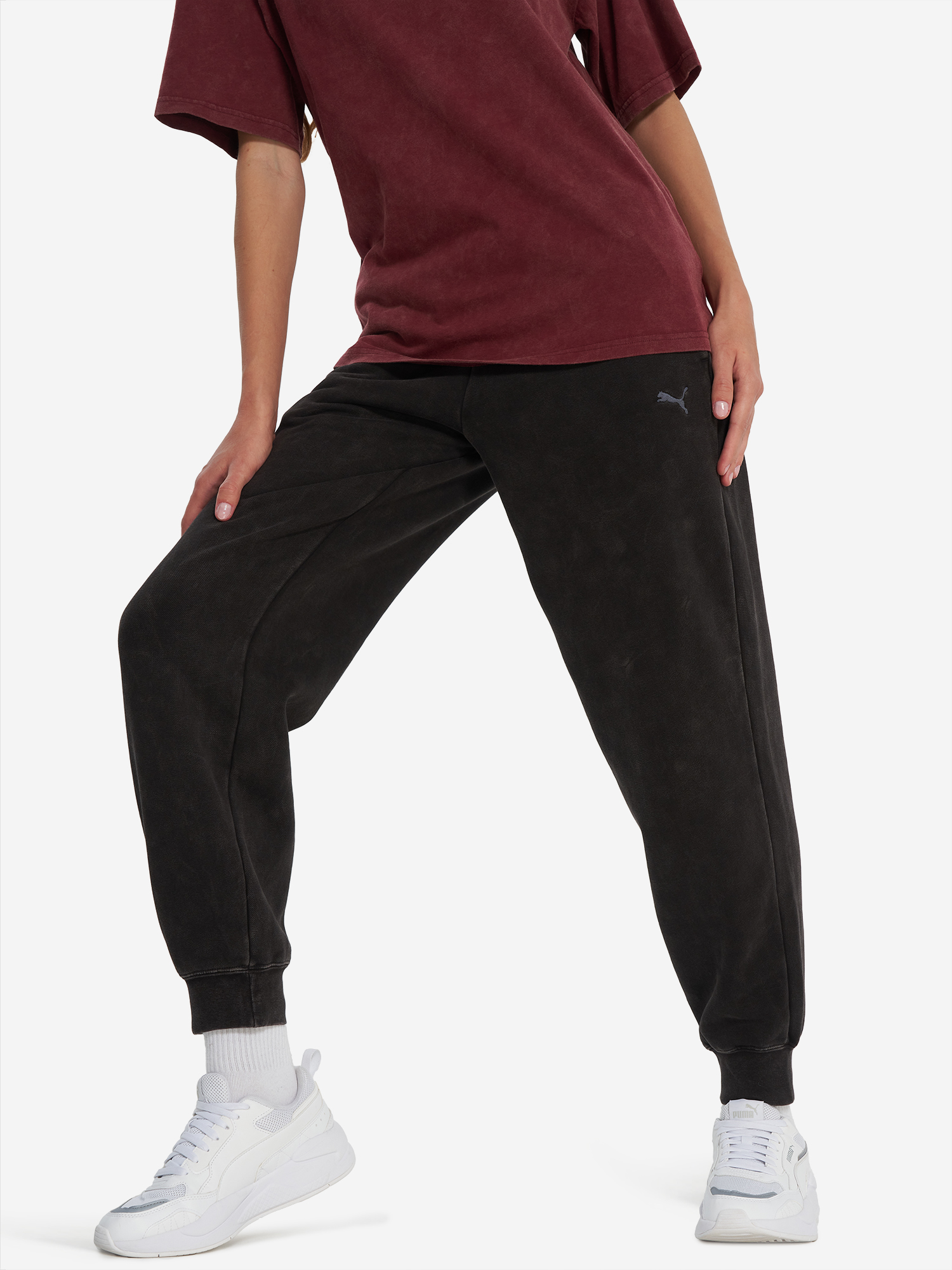 Брюки флисовые женские Puma, черный, арт. 20799