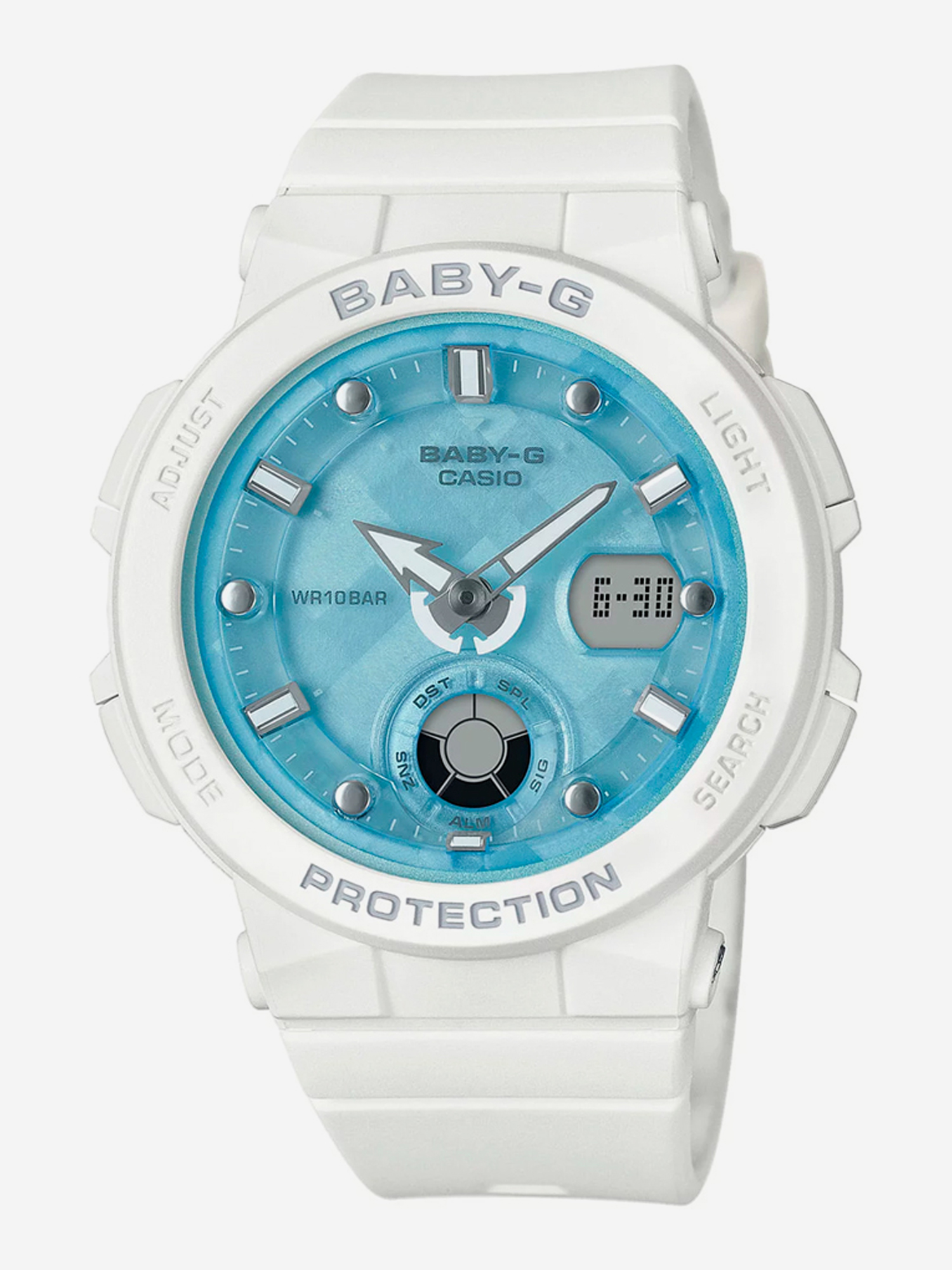 

Спортивные часы CASIO BGA-250-7A1, Белый