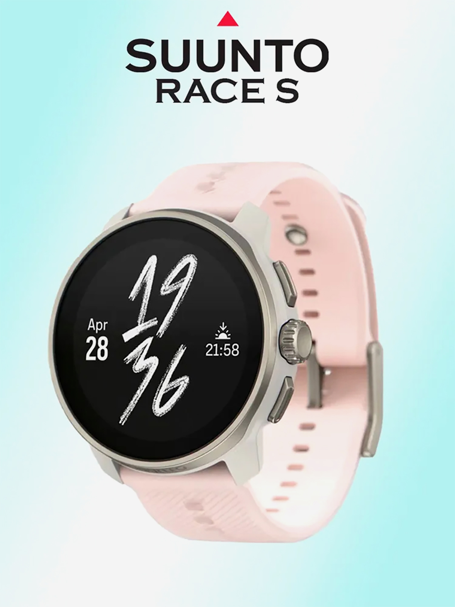 Изображение товара Спортивные часы SUUNTO Race S Powder pink с GPS и AMOLED дисплеем