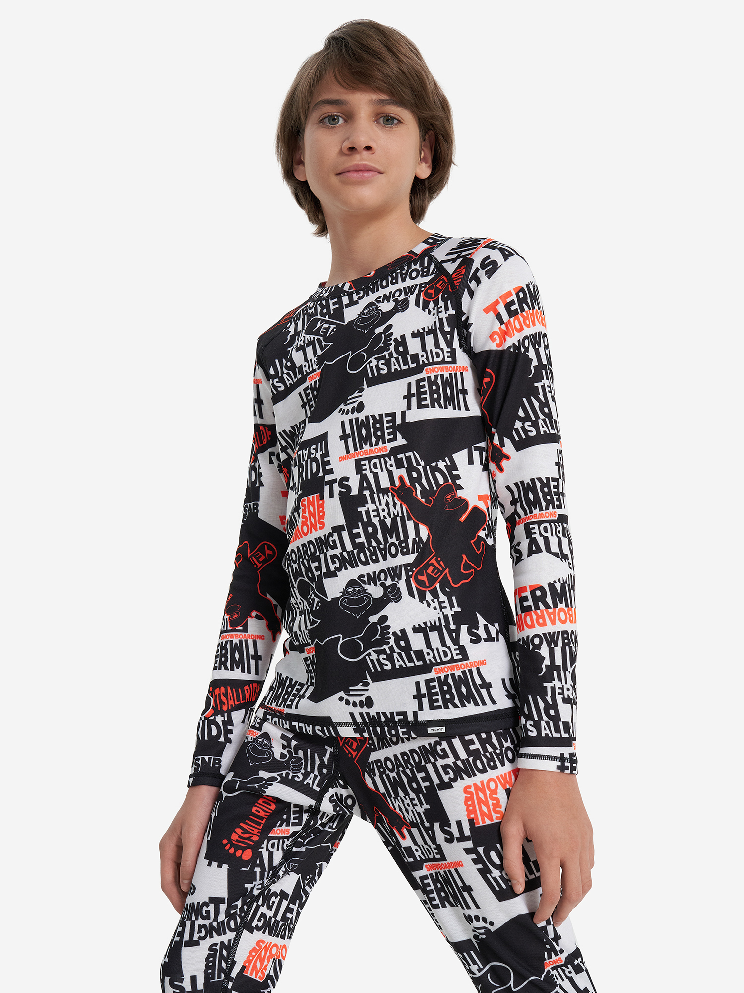 

Термобелье верх для мальчиков Termit, Белый