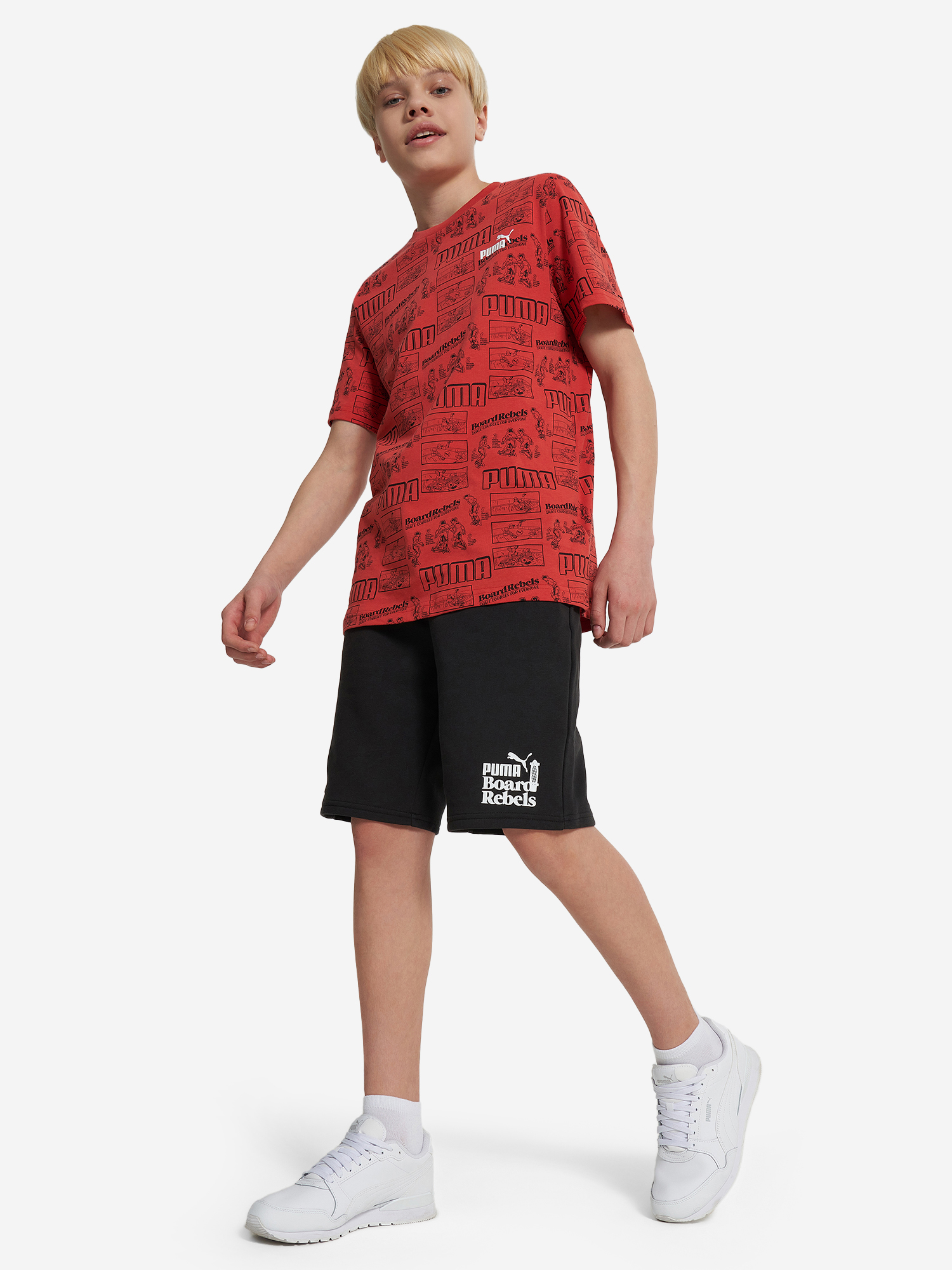Шорты для мальчиков PUMA Mid90 S, Черный 4