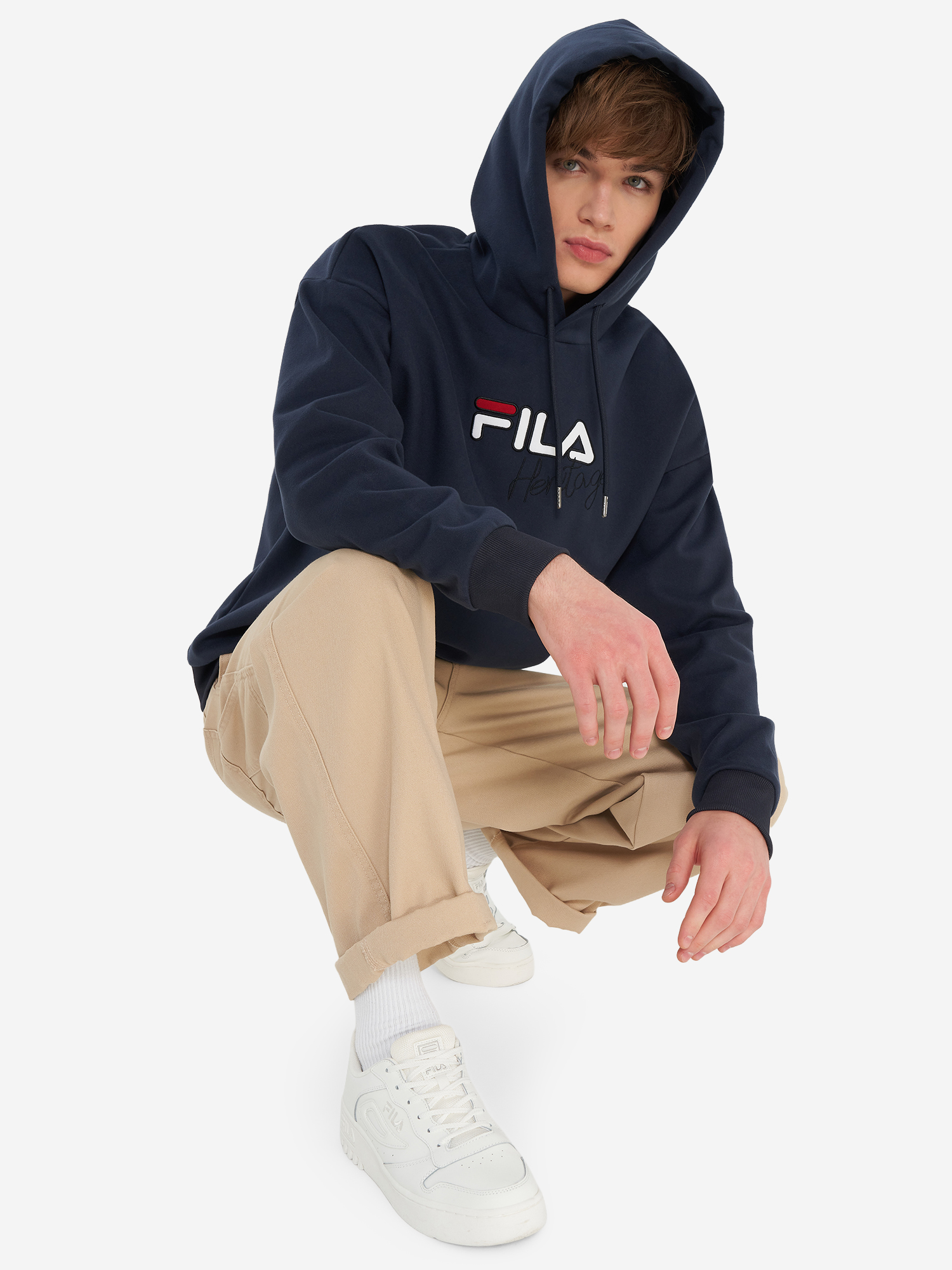 фото Худи мужское fila, синий