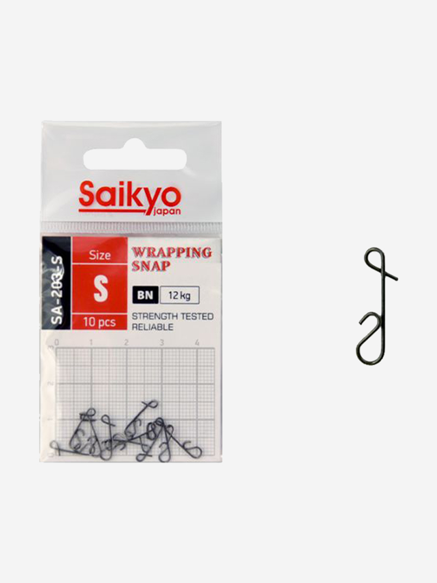 

Застежка Saikyo SA-203-S ( 1 упк. по 10шт.), Черный